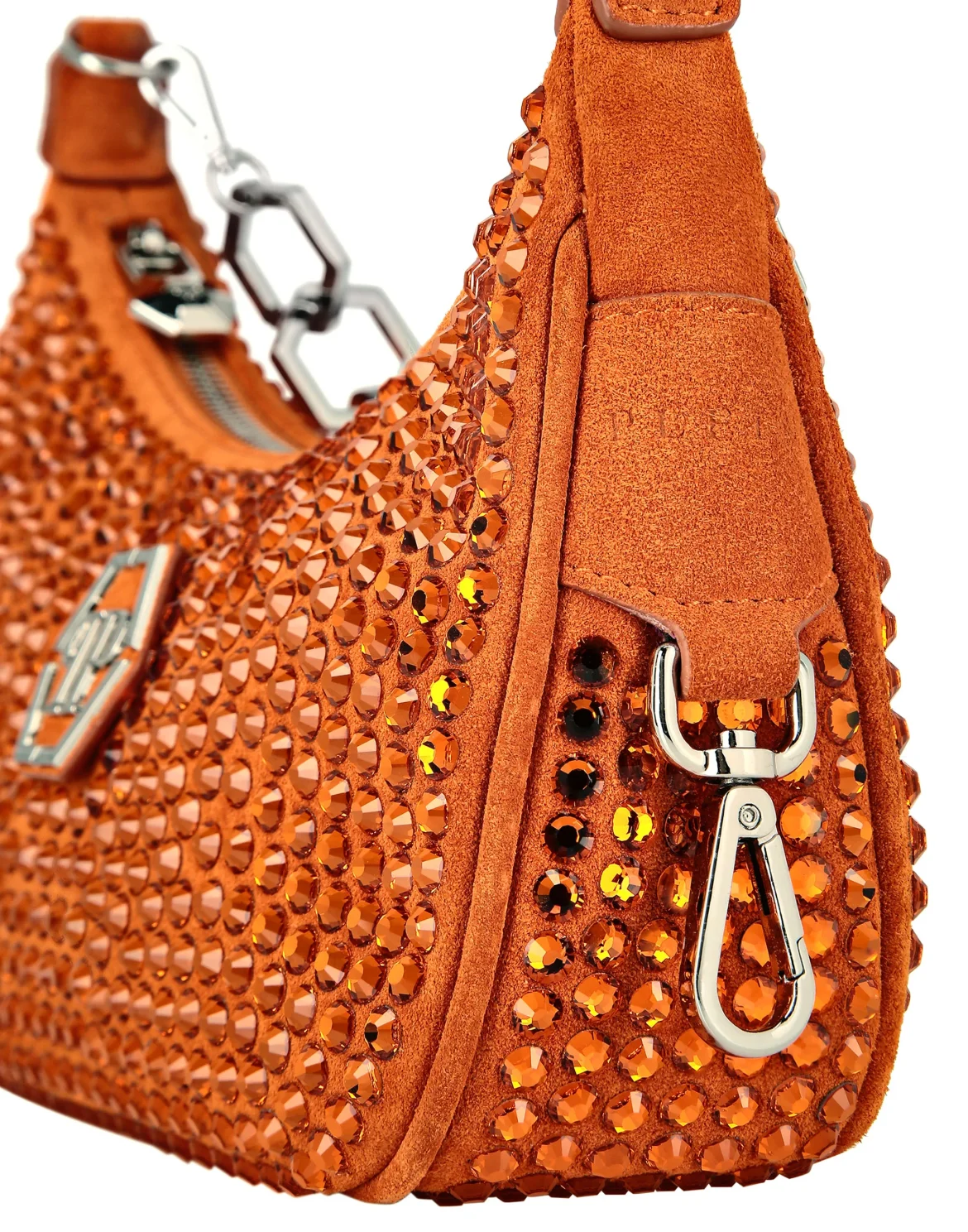 Shoulder Bag Crystal, цвет: Оранжевый