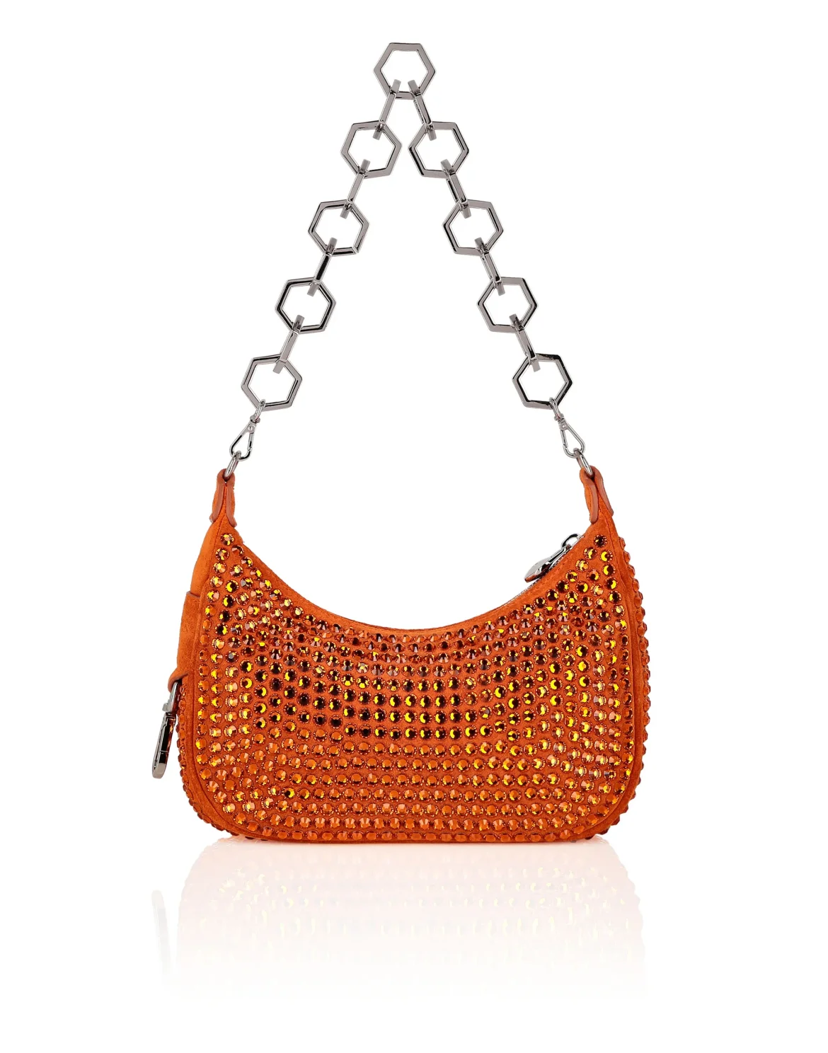 Shoulder Bag Crystal, цвет: Оранжевый