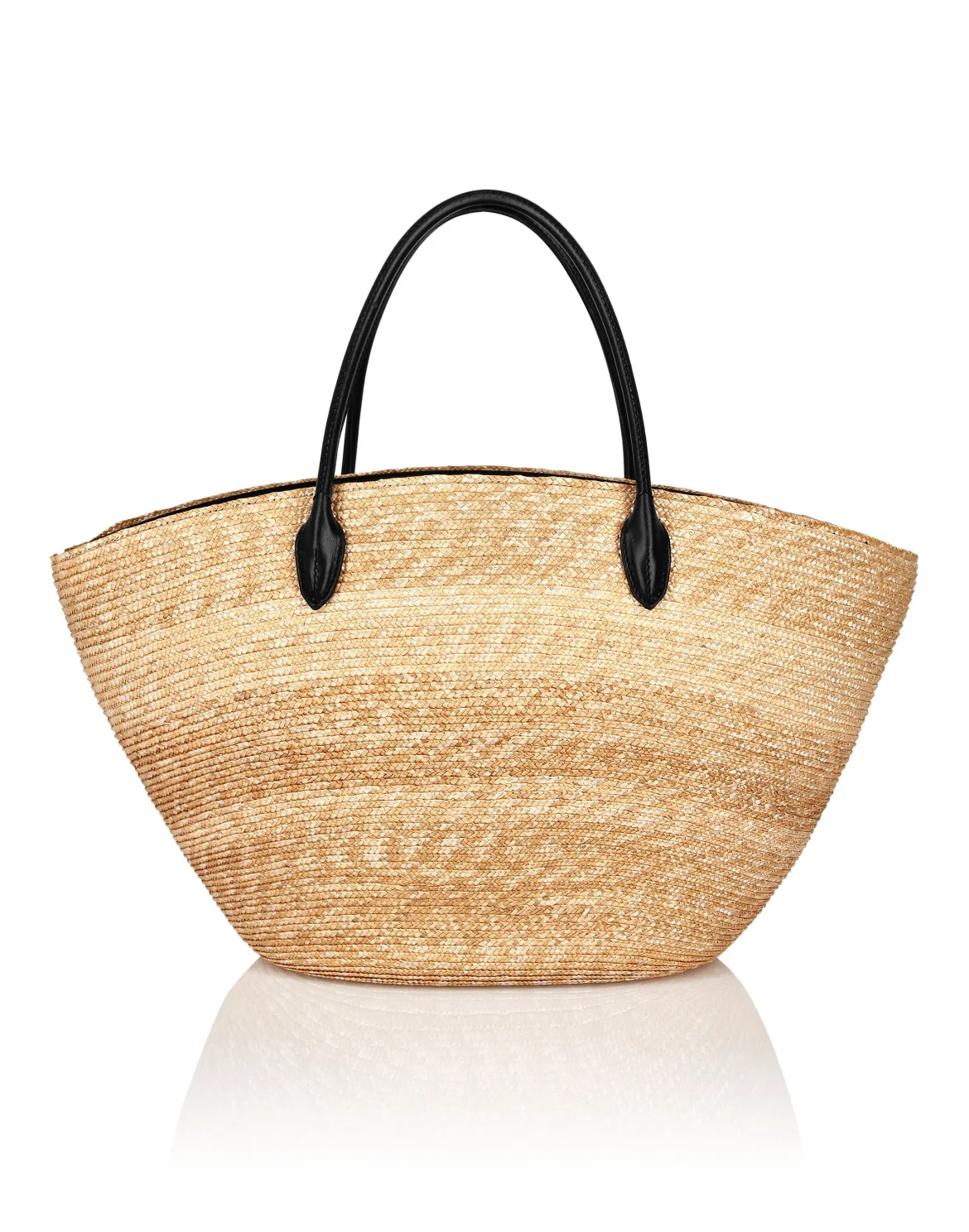 Raffia Handle Bag Gothic Plein, цвет: Бежевый