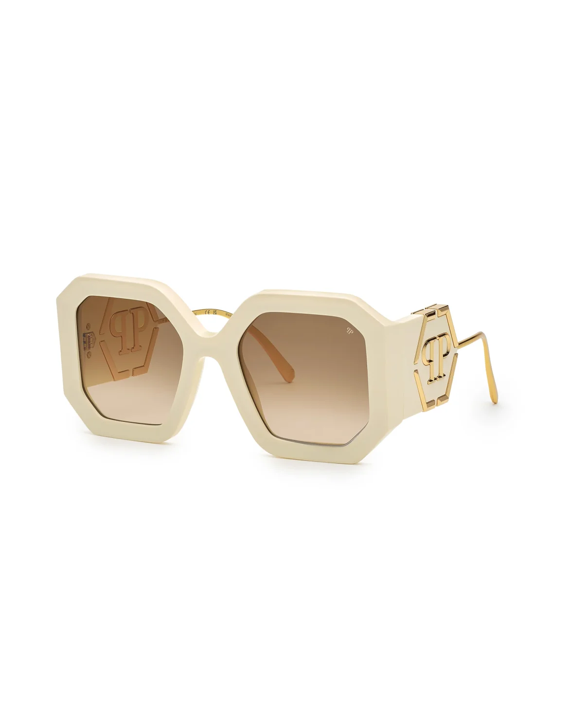 Sunglasses Square Oversize PLEIN DIVA, цвет: Бежевый