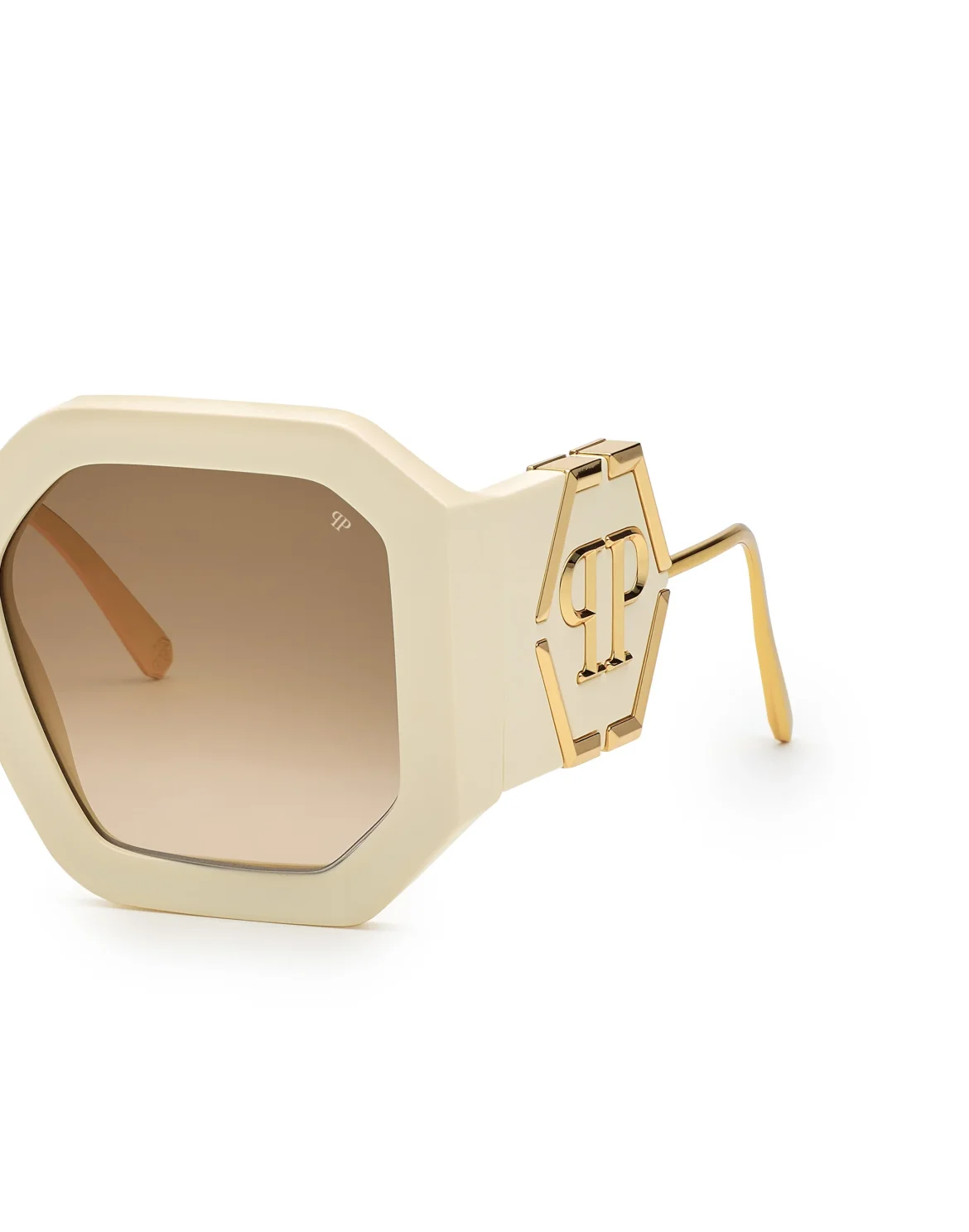 Sunglasses Square Oversize PLEIN DIVA, цвет: Бежевый