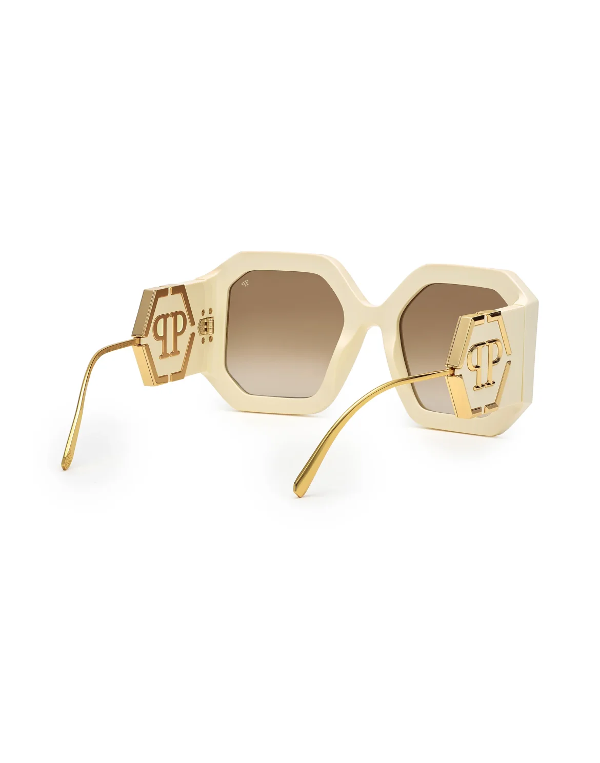 Sunglasses Square Oversize PLEIN DIVA, цвет: Бежевый