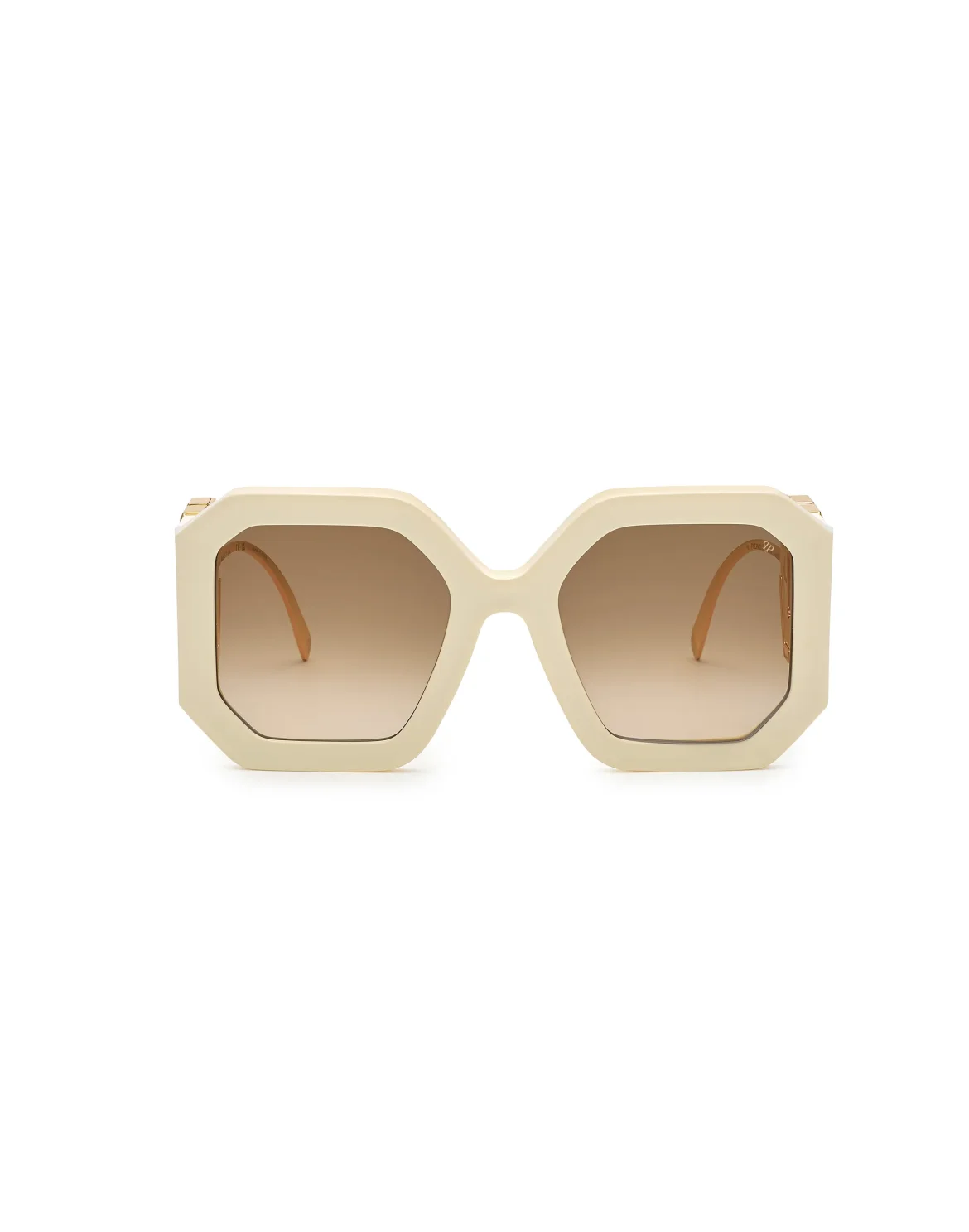 Sunglasses Square Oversize PLEIN DIVA, цвет: Бежевый