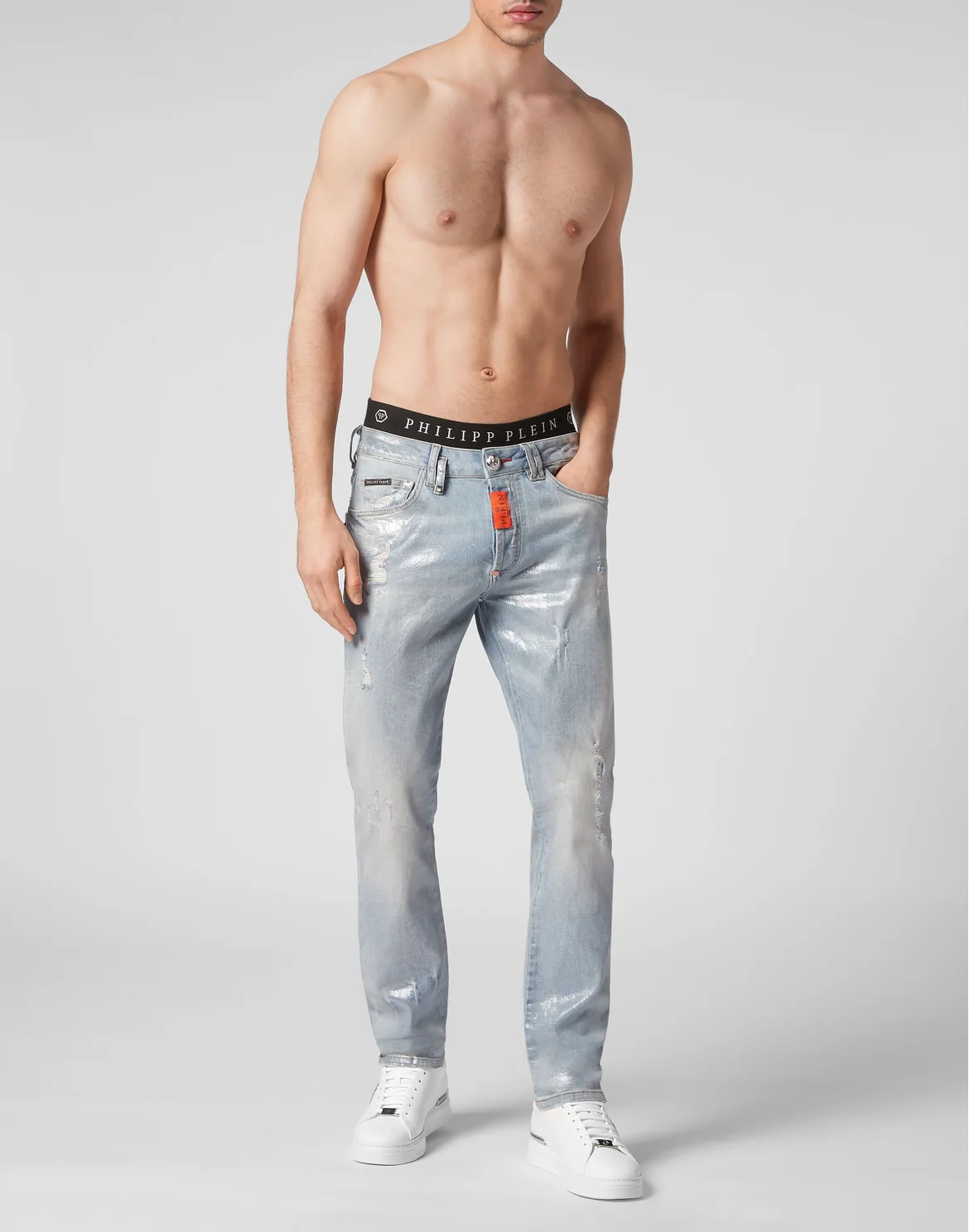 Denim Trousers Super Straight Cut, цвет: Синий