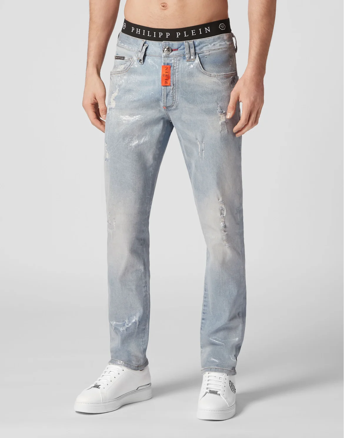 Denim Trousers Super Straight Cut, цвет: Синий