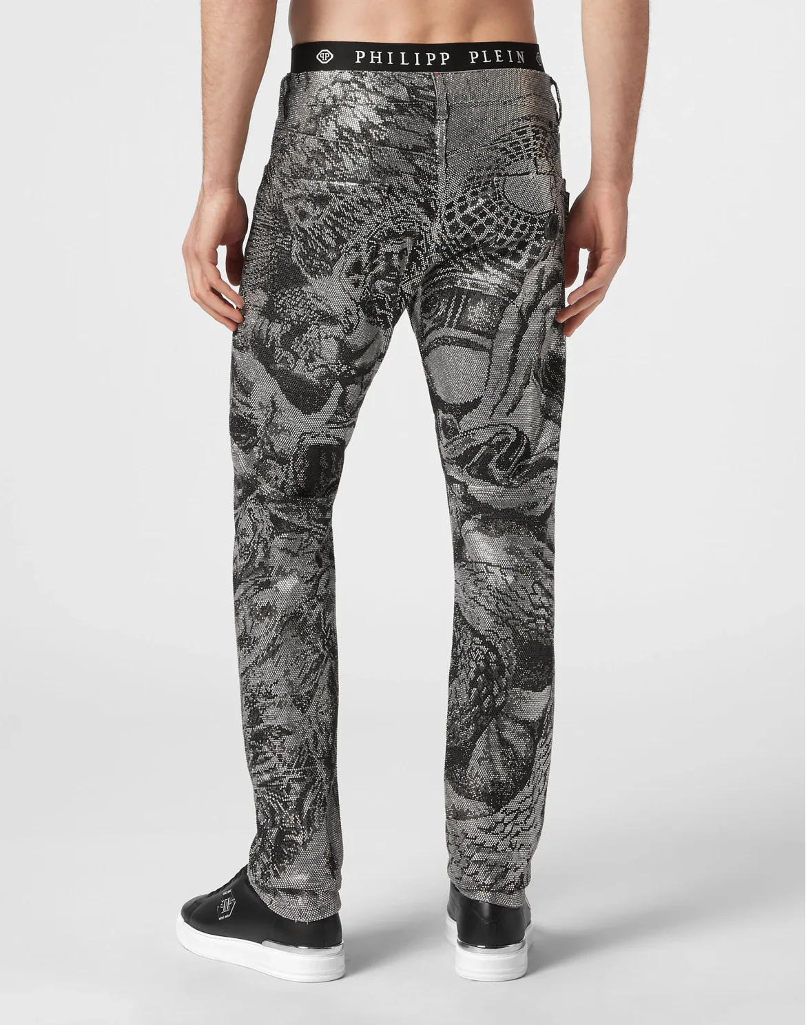 Denim Trousers Super Straight Cut Tattoo, цвет: Серый