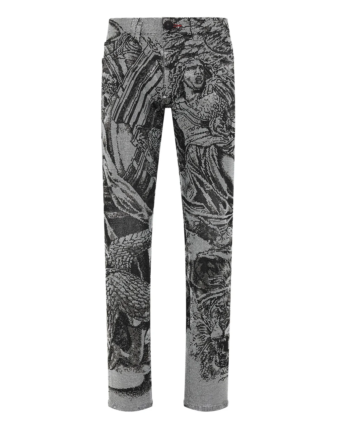 Denim Trousers Super Straight Cut Tattoo, цвет: Серый