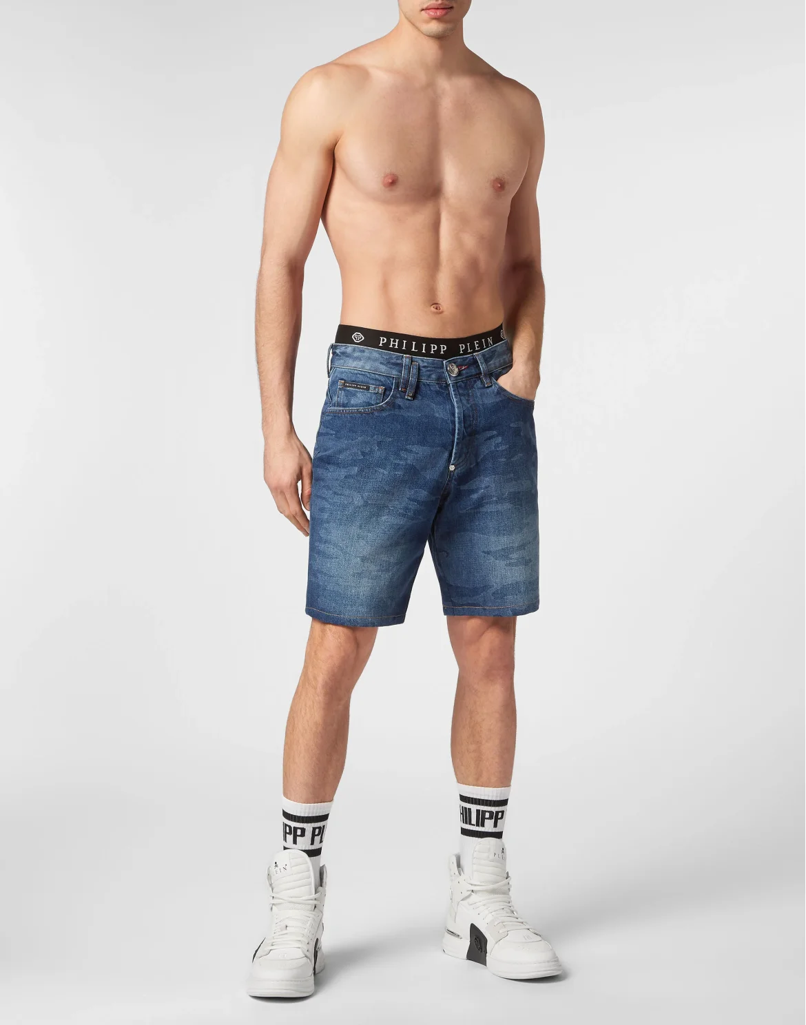 Denim Shorts Mykonos Fit, цвет: Синий