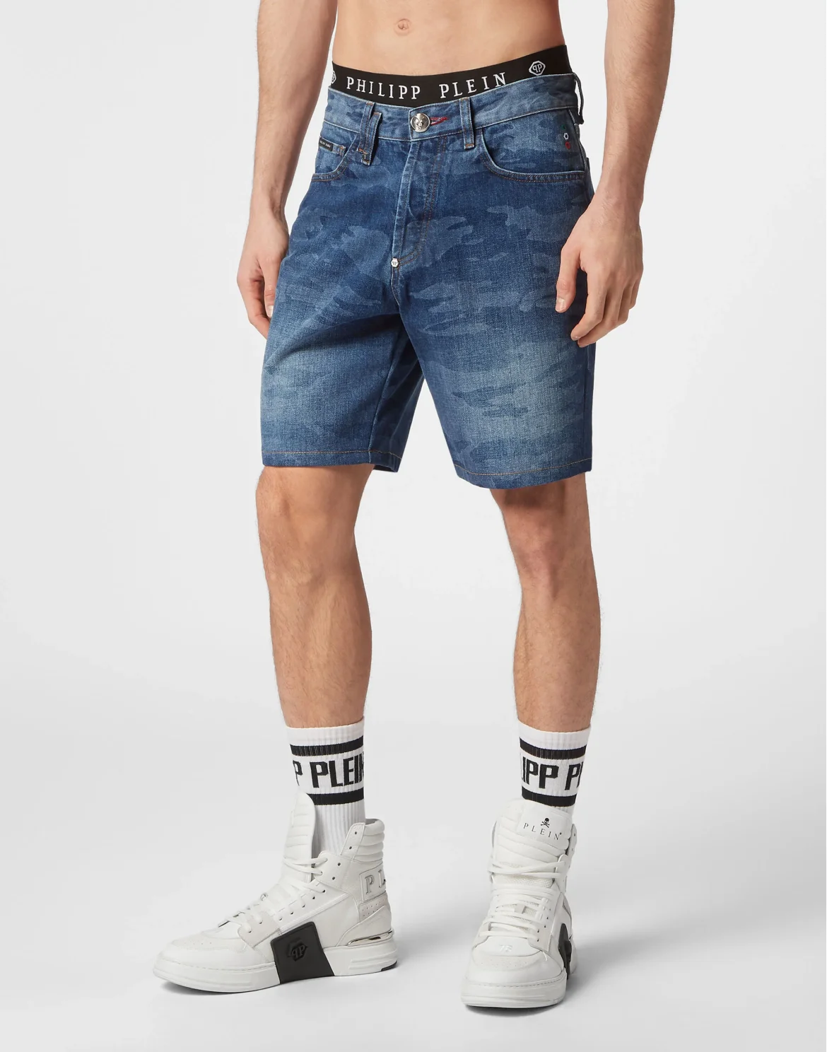 Denim Shorts Mykonos Fit, цвет: Синий