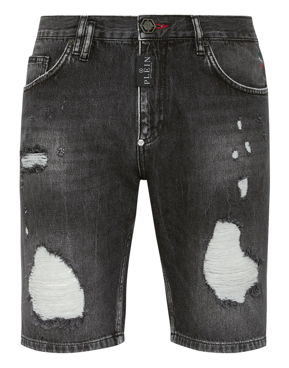 Denim Shorts Mykonos Fit, цвет: Черный