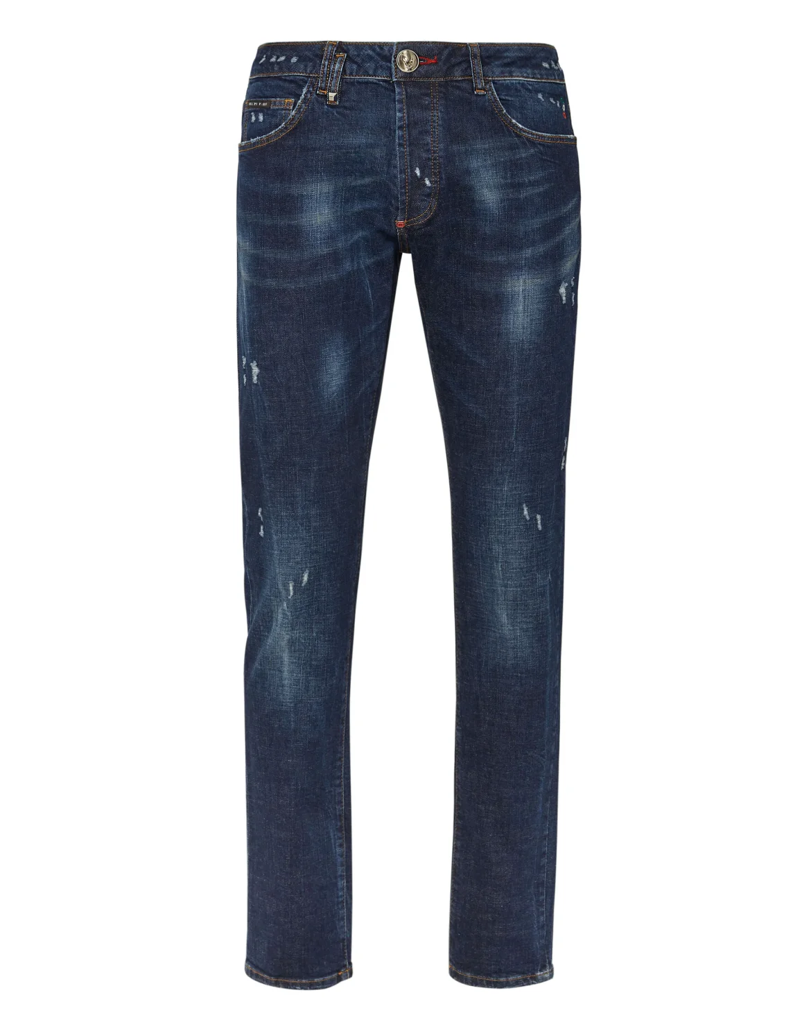 Super Straight Cut Trousers Love, цвет: Синий