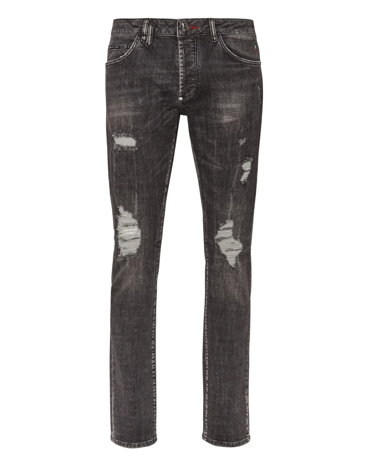 Super Straight Cut Trousers Love, цвет: Черный