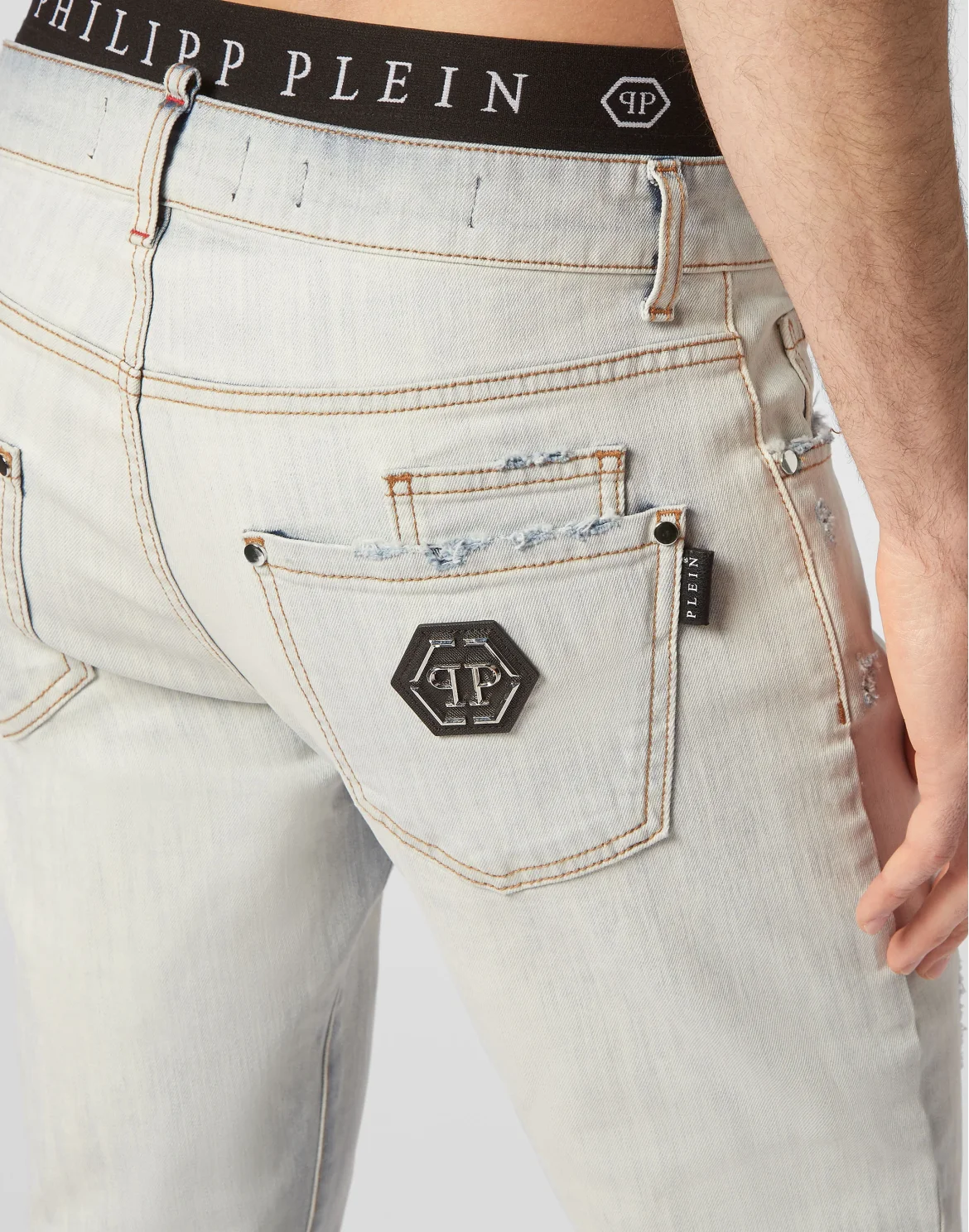 Denim Trousers Super Straight Cut Fit, цвет: Синий