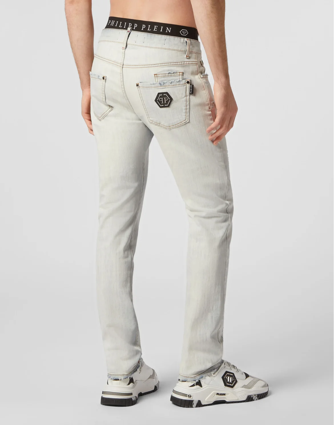 Denim Trousers Super Straight Cut Fit, цвет: Синий