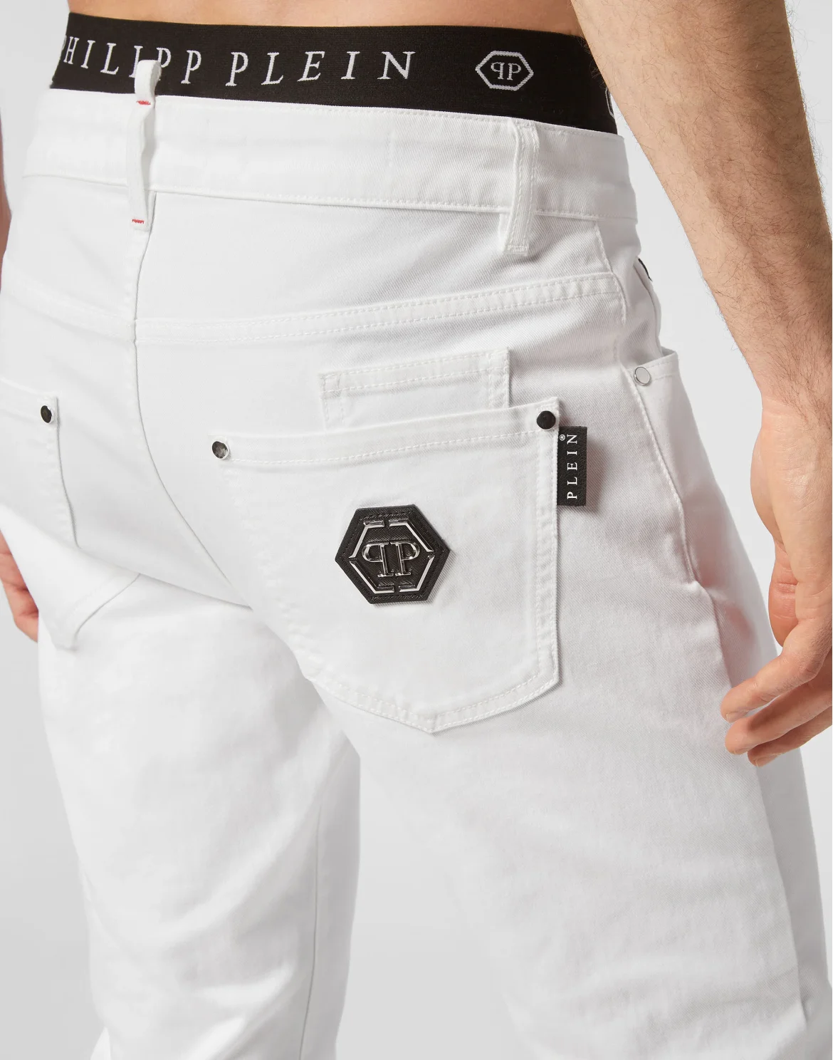 Denim Trousers Super Straight Cut Fit, цвет: Белый