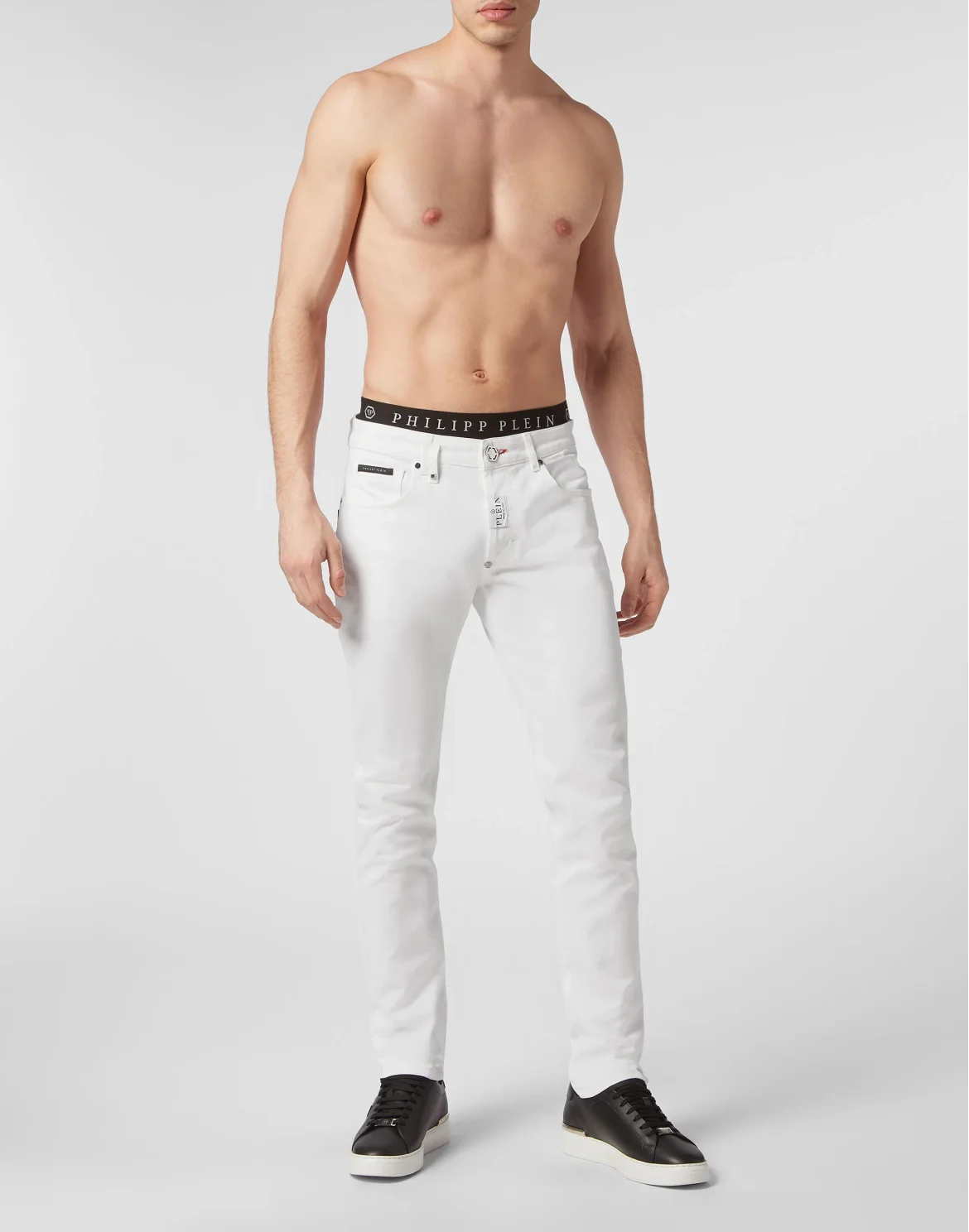 Denim Trousers Super Straight Cut Fit, цвет: Белый