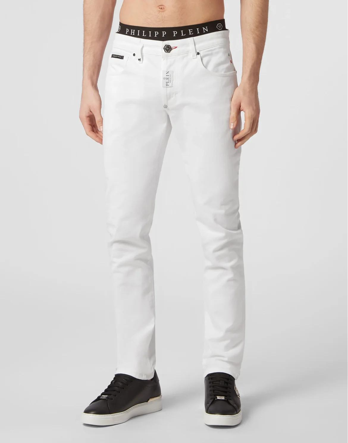 Denim Trousers Super Straight Cut Fit, цвет: Белый