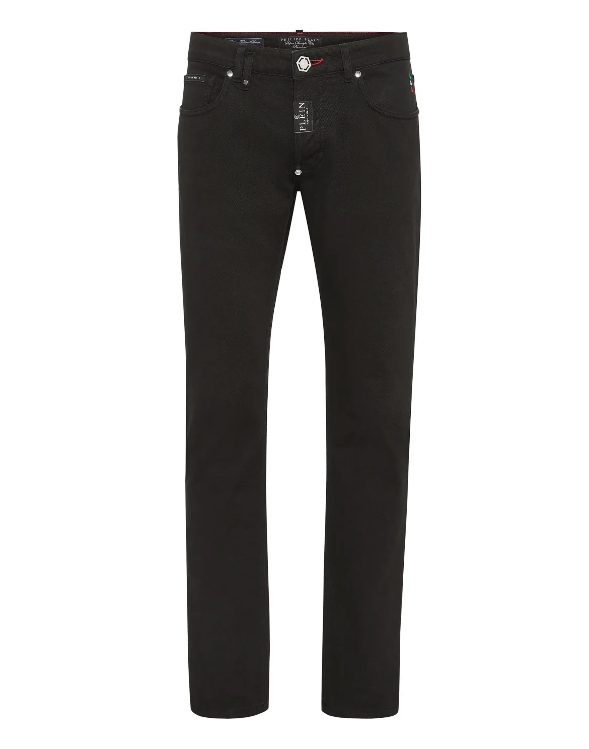 Denim Trousers Super Straight Cut Fit, цвет: Черный