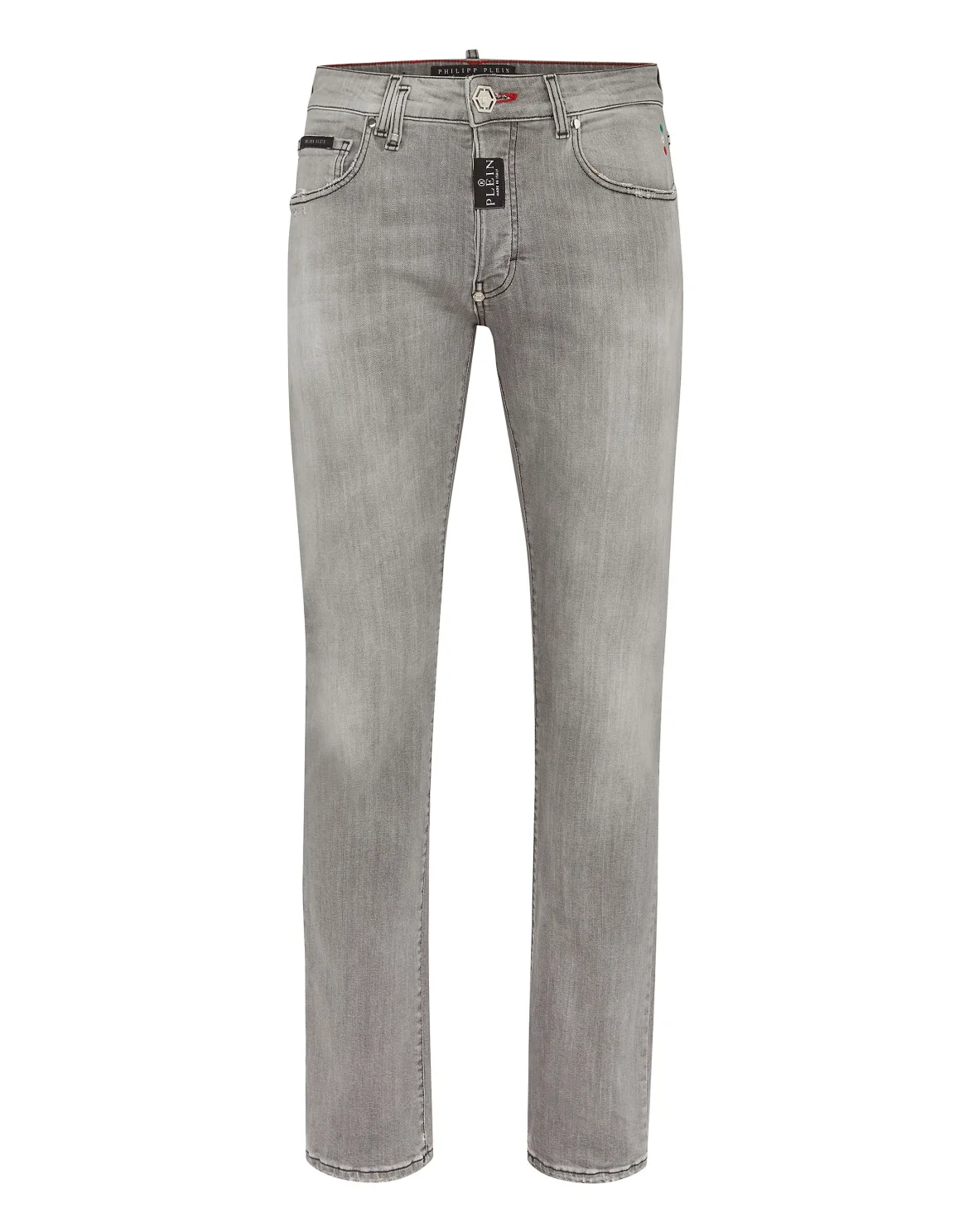 Denim Trousers Straight Supreme Fit, цвет: Серый