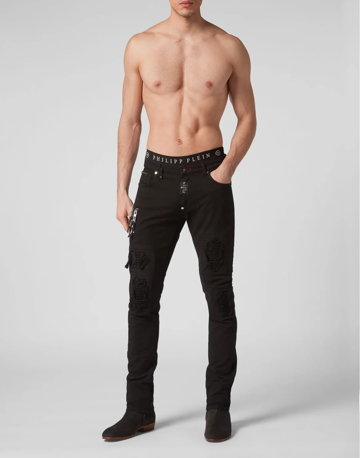 Denim Trousers Rock Star, цвет: Черный