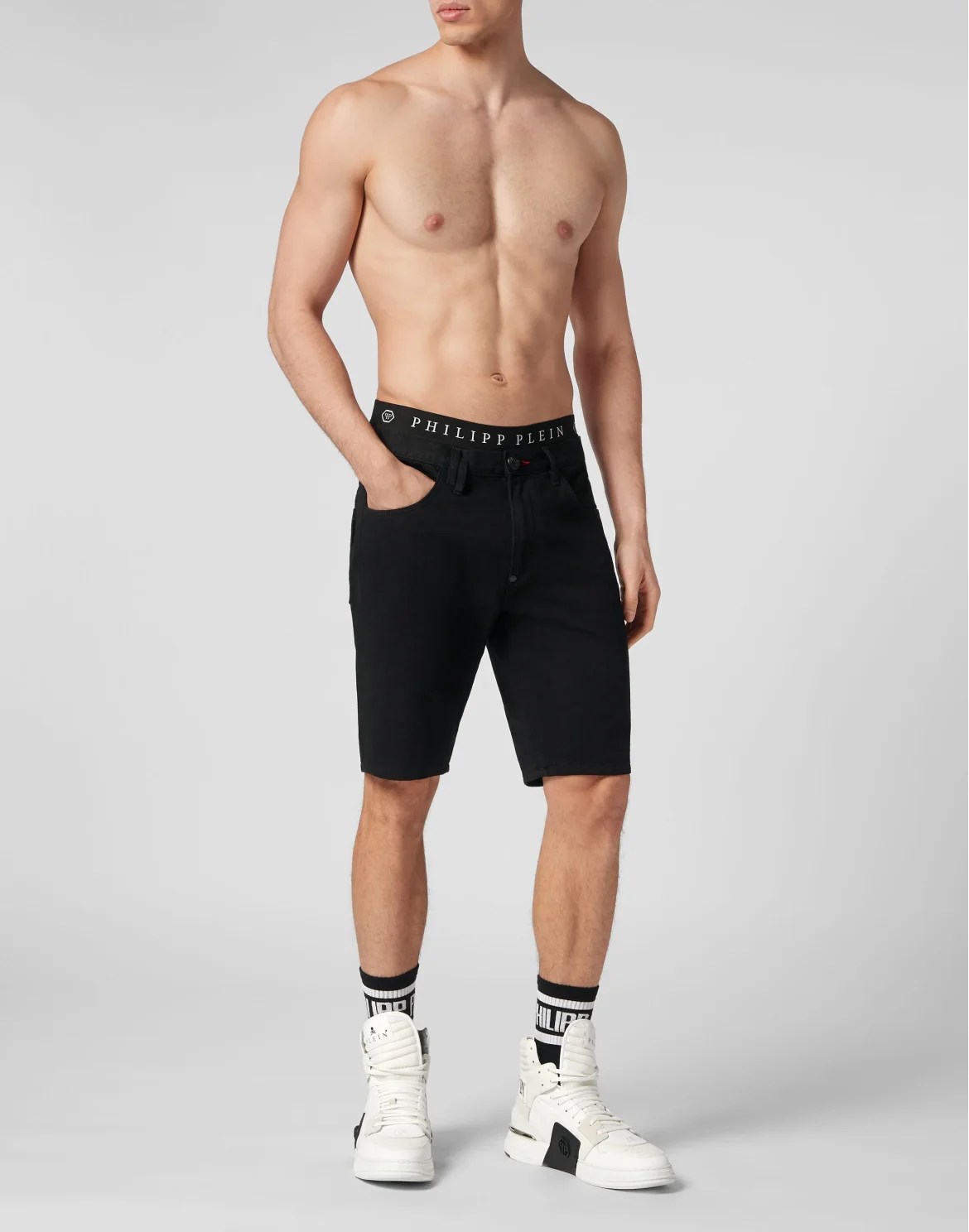 Denim Shorts Mikonos fit, цвет: Черный