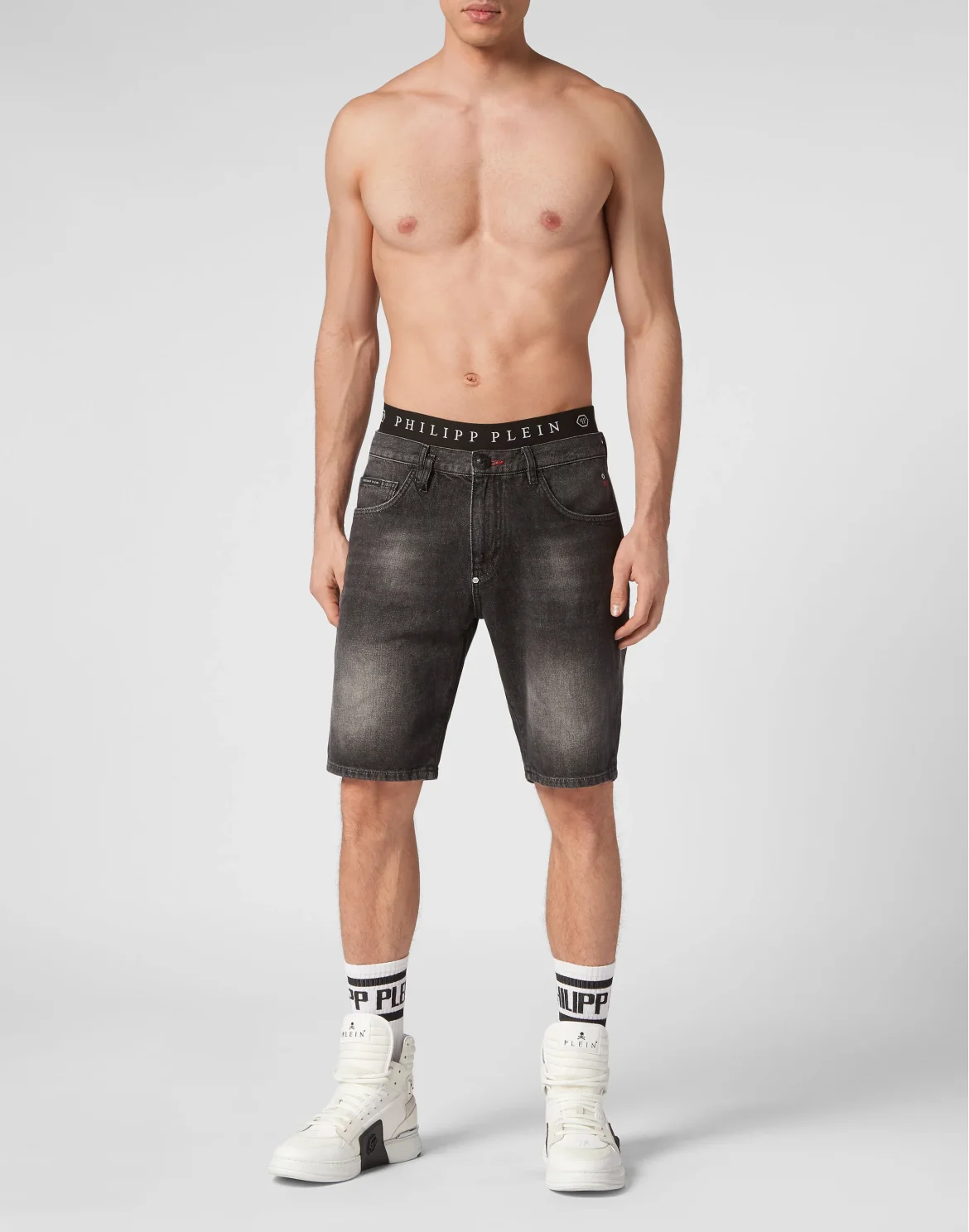Denim Shorts Mikonos fit, цвет: Черный