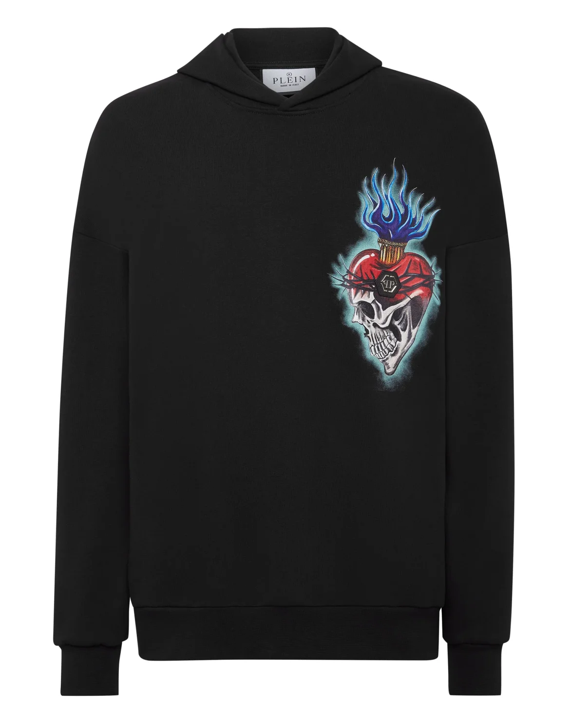 Hoodie Sweatshirt Love Tattoo, цвет: Черный