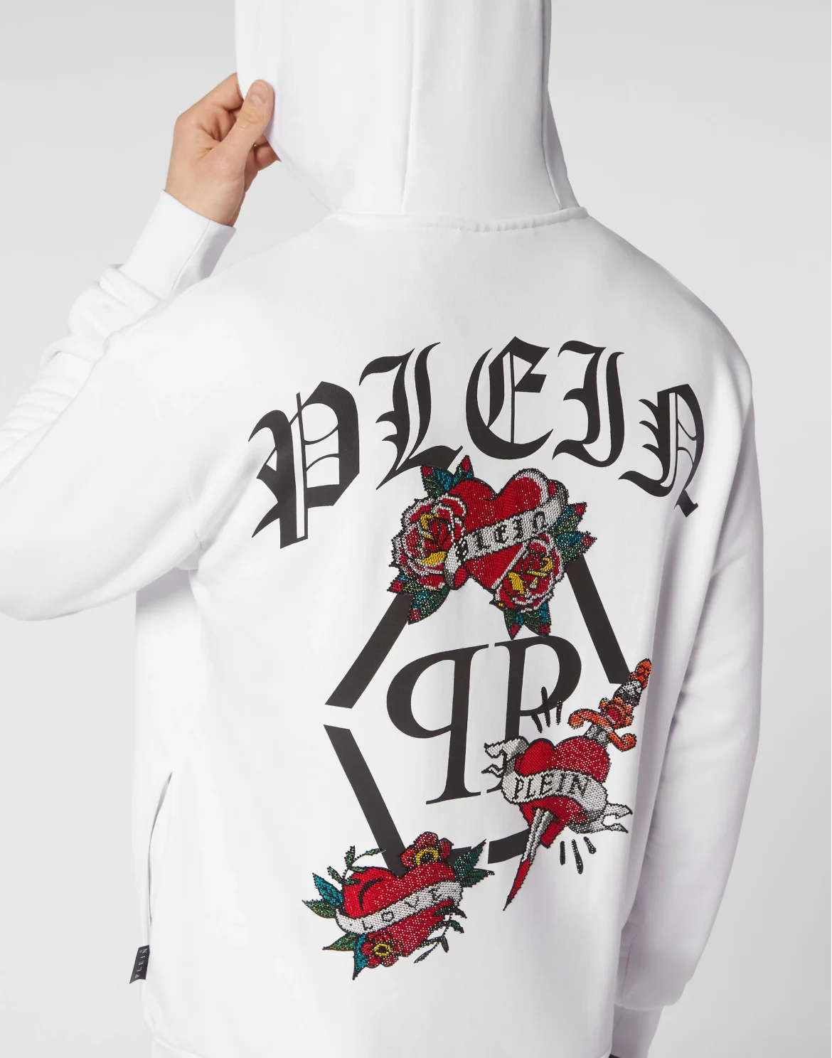 Hoodie sweatshirt Love, цвет: Белый