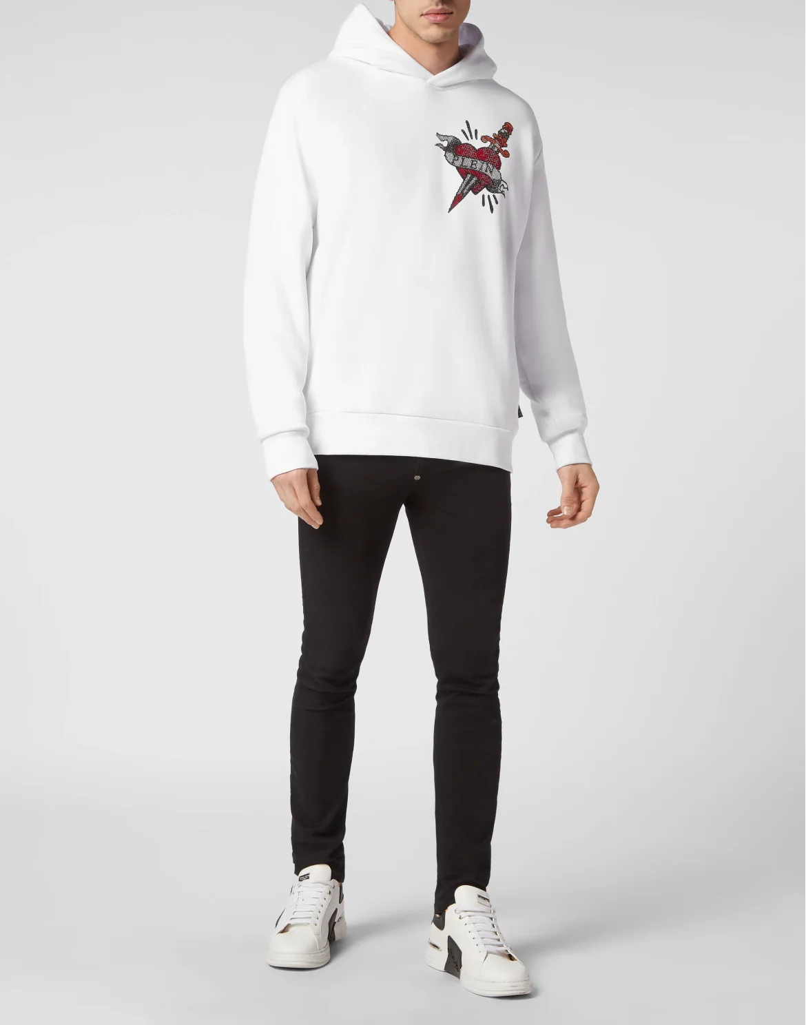 Hoodie sweatshirt Love, цвет: Белый