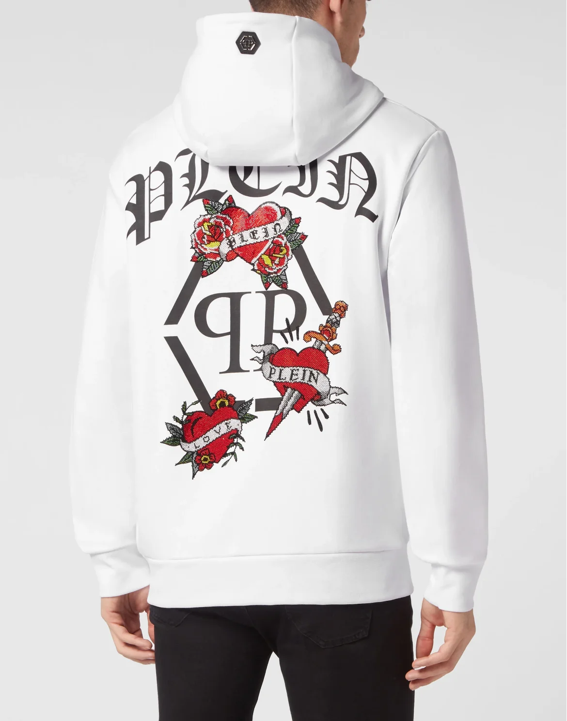 Hoodie sweatshirt Love, цвет: Белый