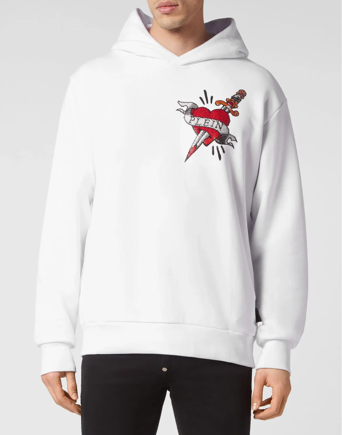 Hoodie sweatshirt Love, цвет: Белый