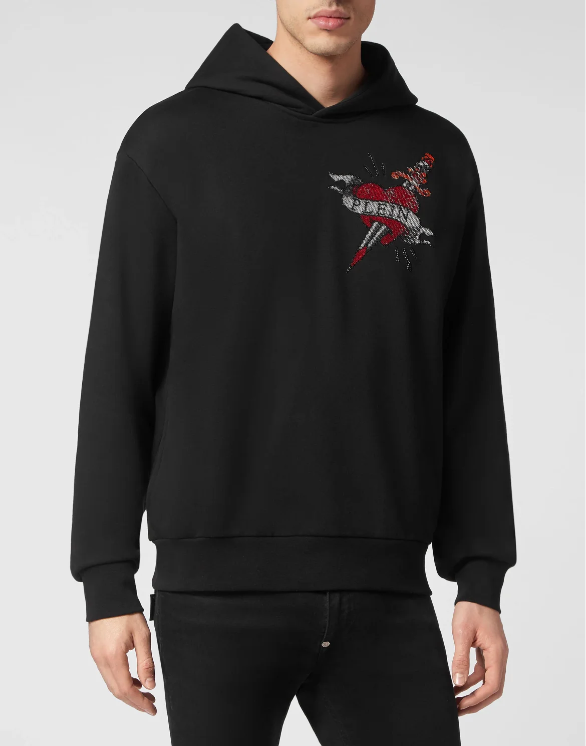 Hoodie sweatshirt Love, цвет: Черный