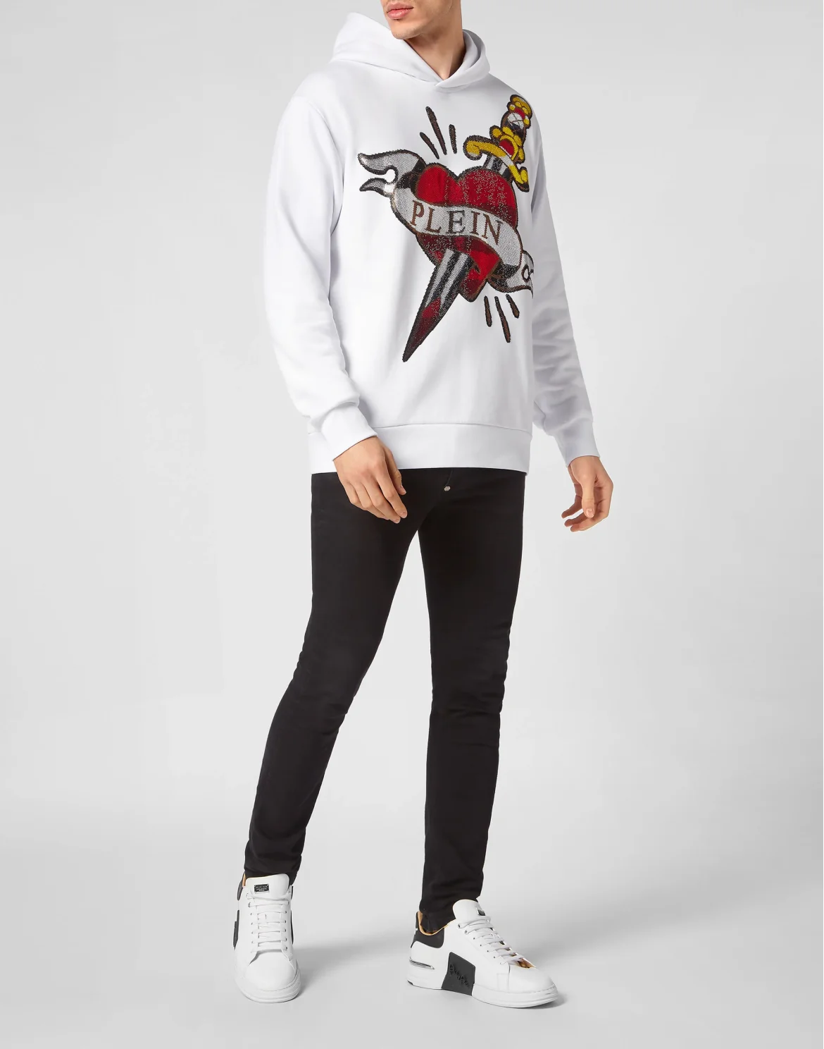 Hoodie sweatshirt Love, цвет: Белый