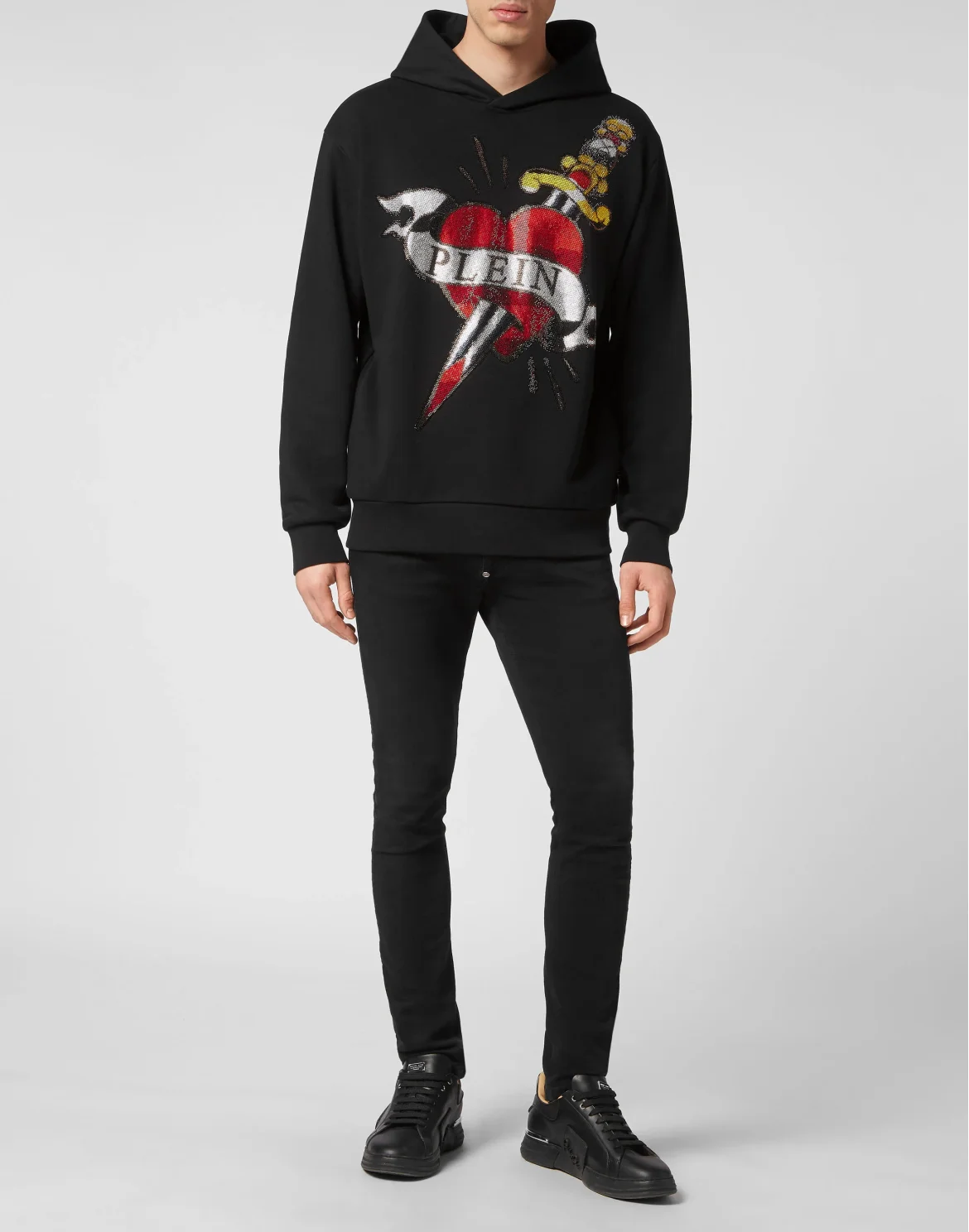 Hoodie sweatshirt Love, цвет: Черный
