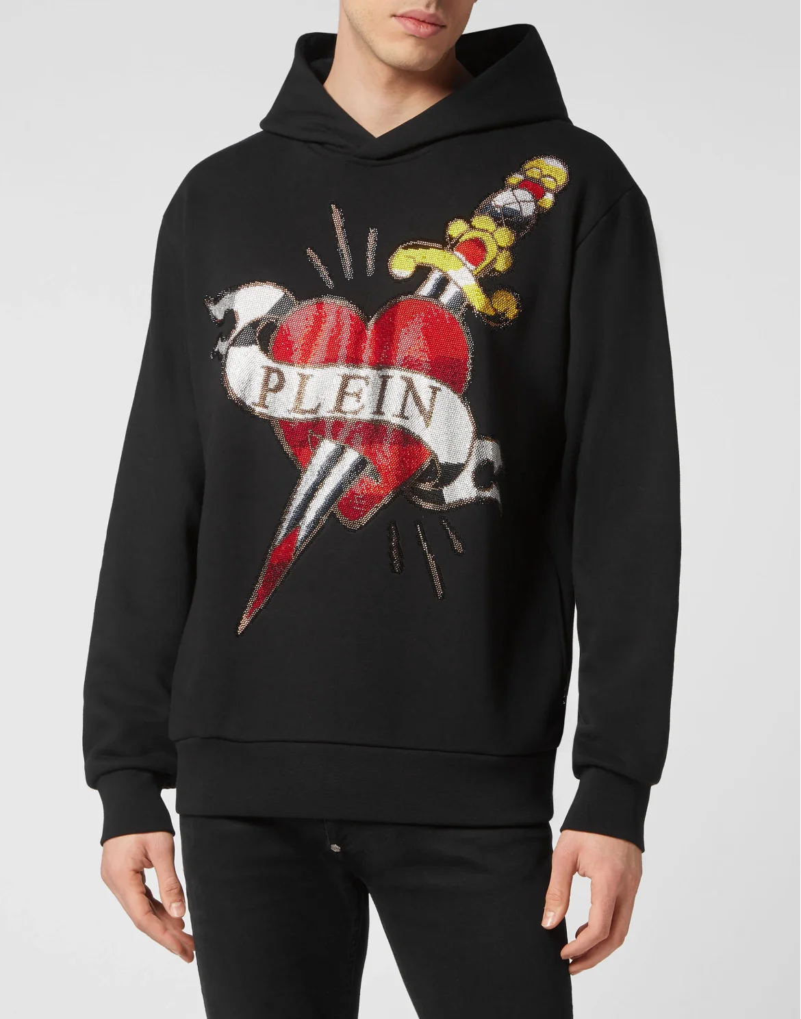 Hoodie sweatshirt Love, цвет: Черный
