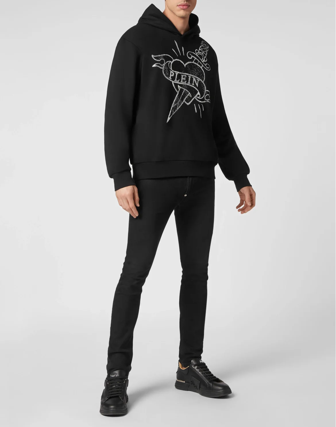 Hoodie sweatshirt Love, цвет: Черный