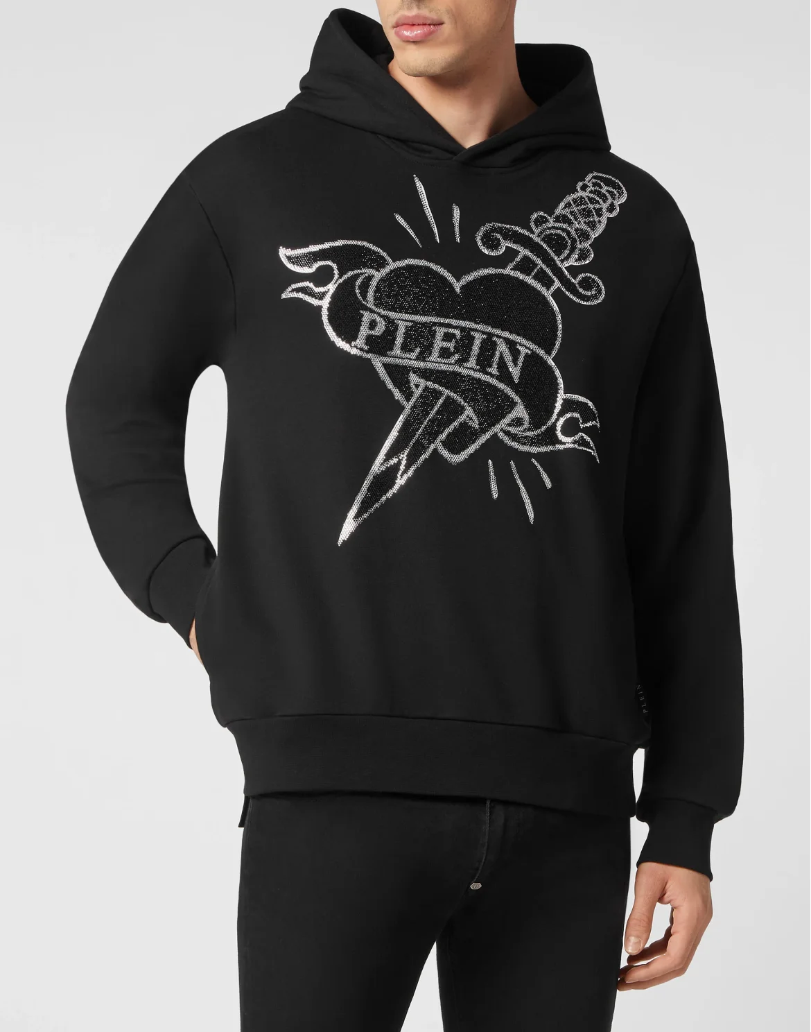 Hoodie sweatshirt Love, цвет: Черный