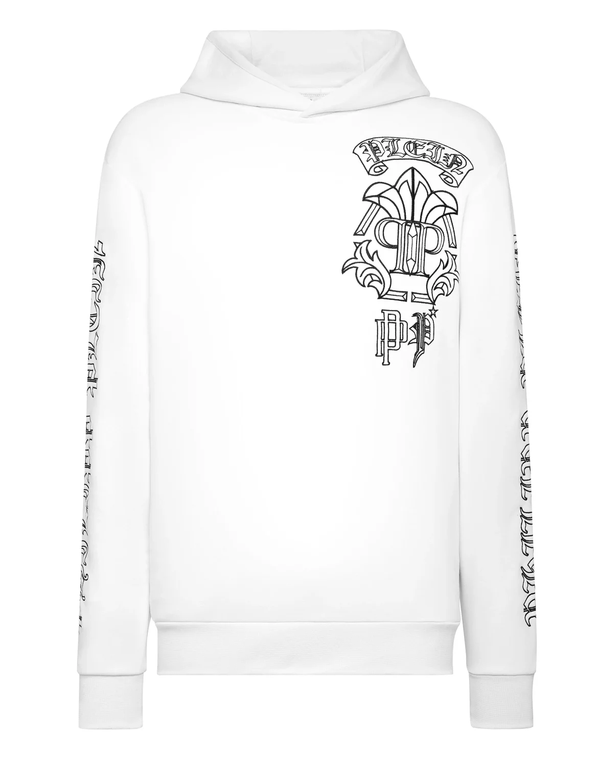 Hoodie sweatshirt Gothic Banner, цвет: Белый