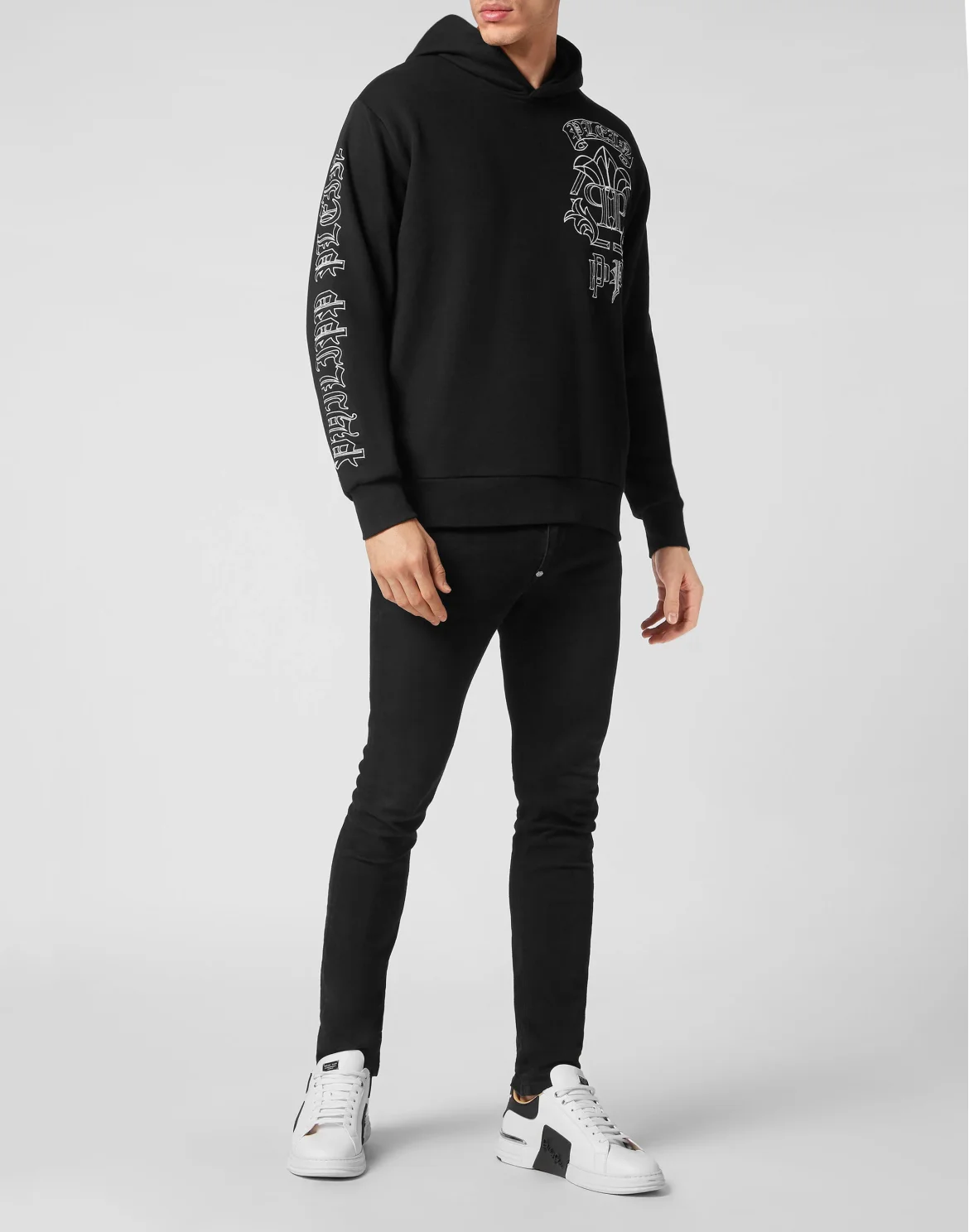 Hoodie sweatshirt Gothic Banner, цвет: Черный