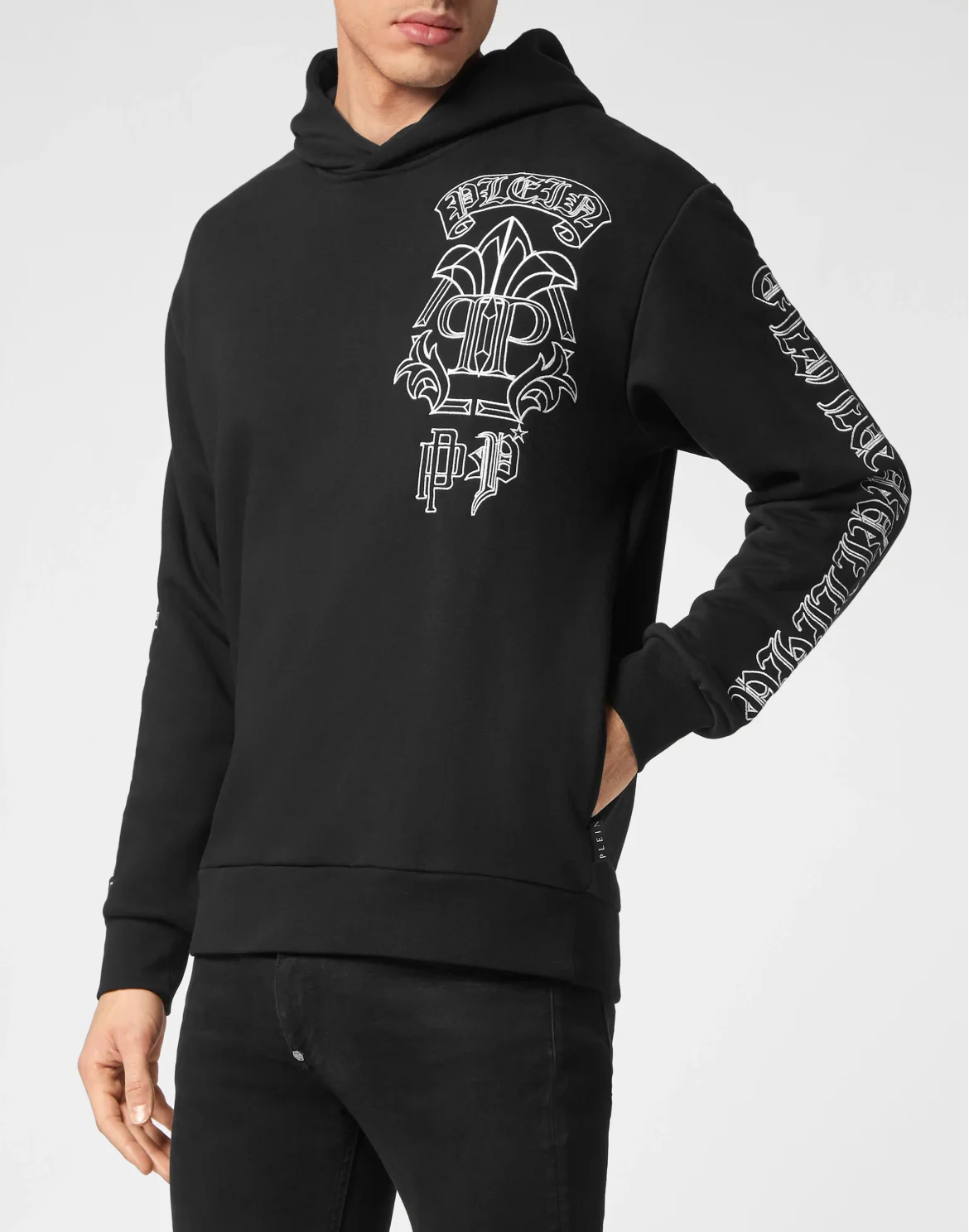 Hoodie sweatshirt Gothic Banner, цвет: Черный