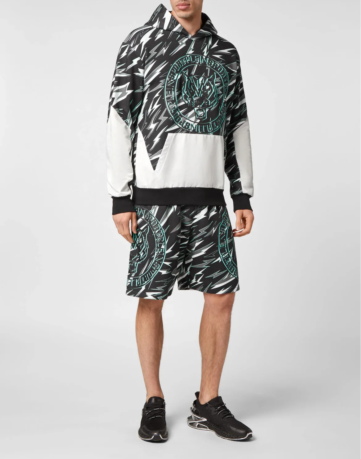 Hoodie Sweatshirt Tiger, цвет: Зеленый