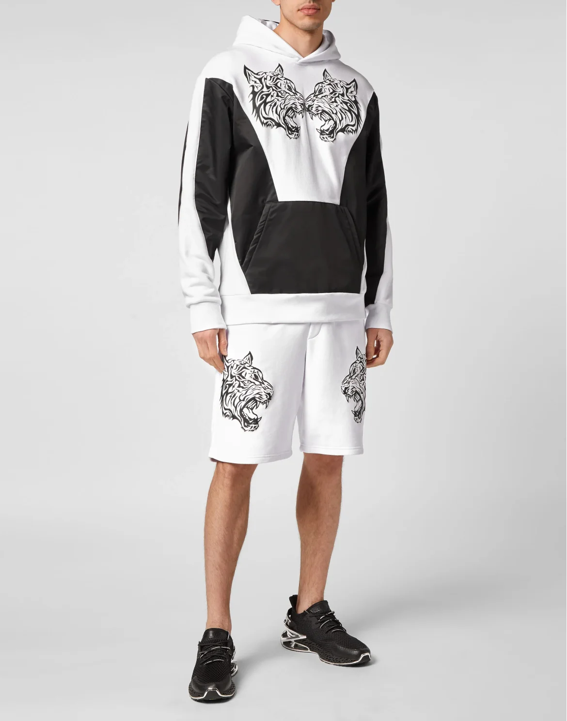 Hoodie Sweatshirt Tiger, цвет: Белый