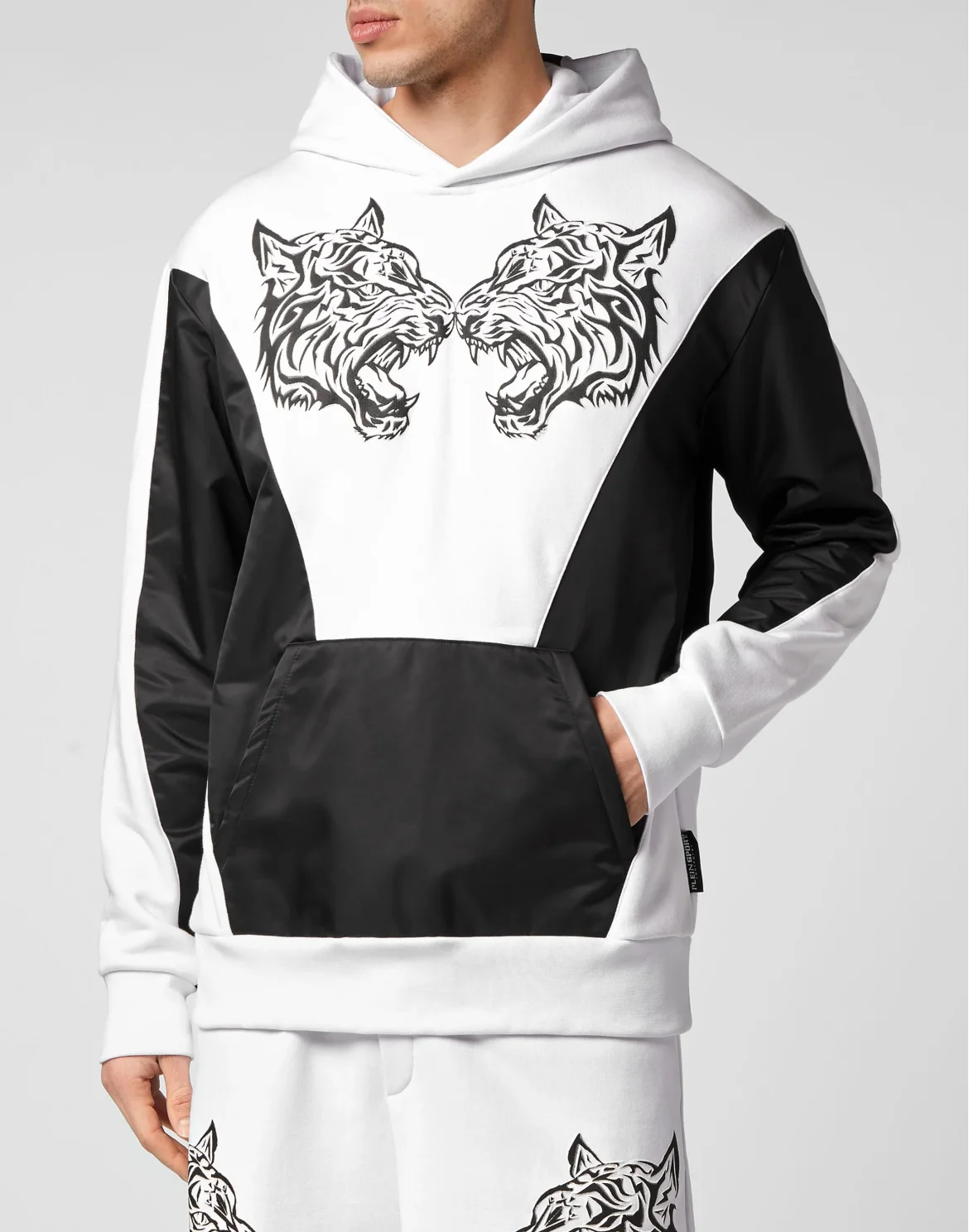 Hoodie Sweatshirt Tiger, цвет: Белый