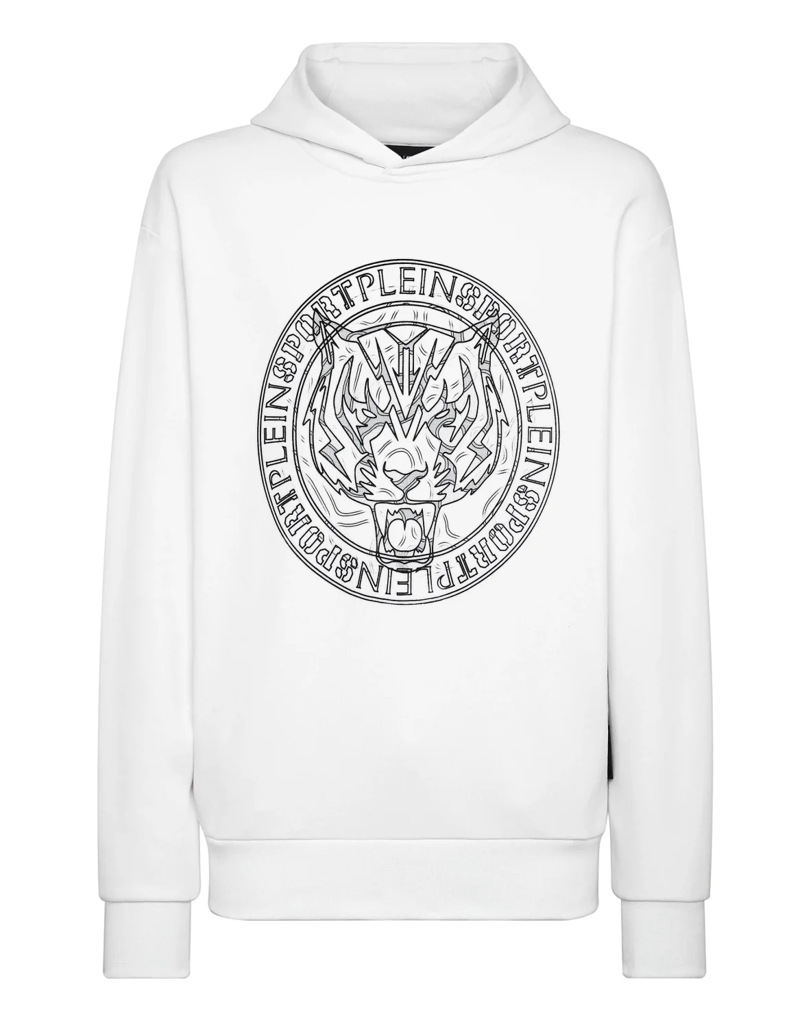 Hoodie Sweatshirt Tiger, цвет: Белый