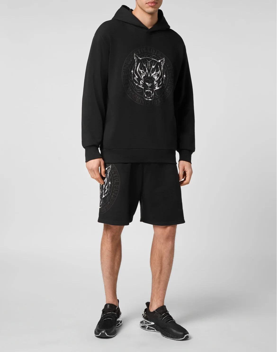Hoodie Sweatshirt Tiger, цвет: Черный