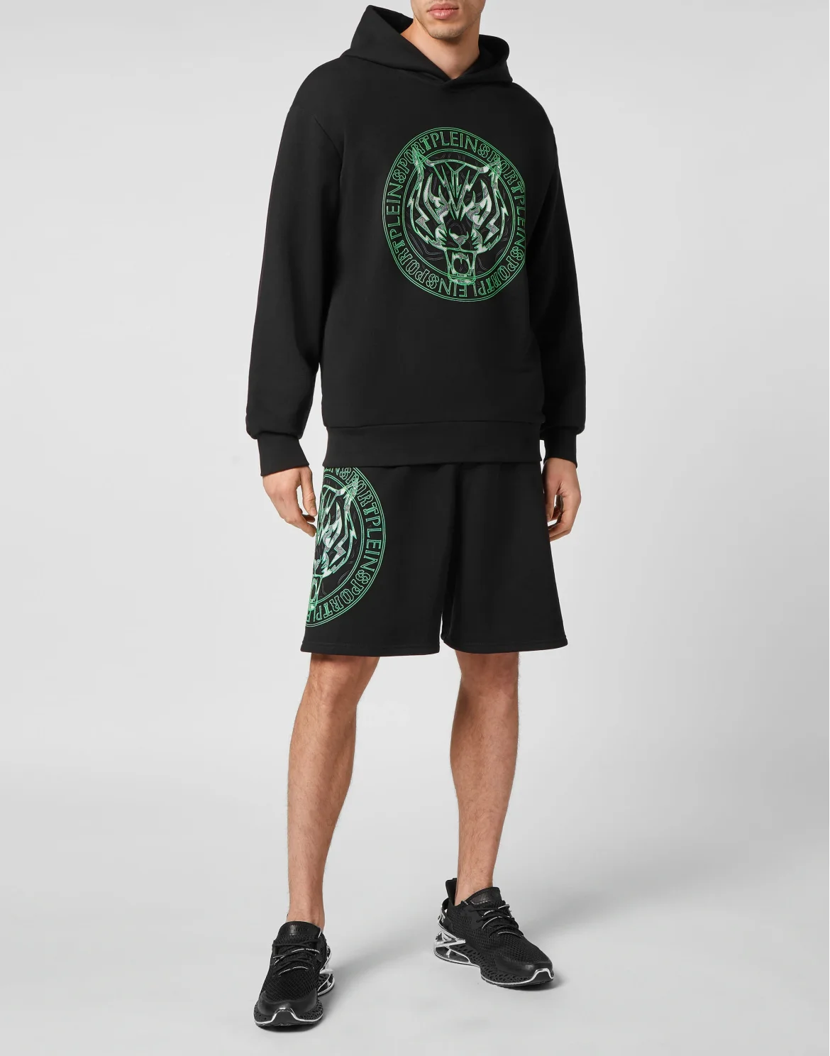 Hoodie Sweatshirt Tiger, цвет: Зеленый