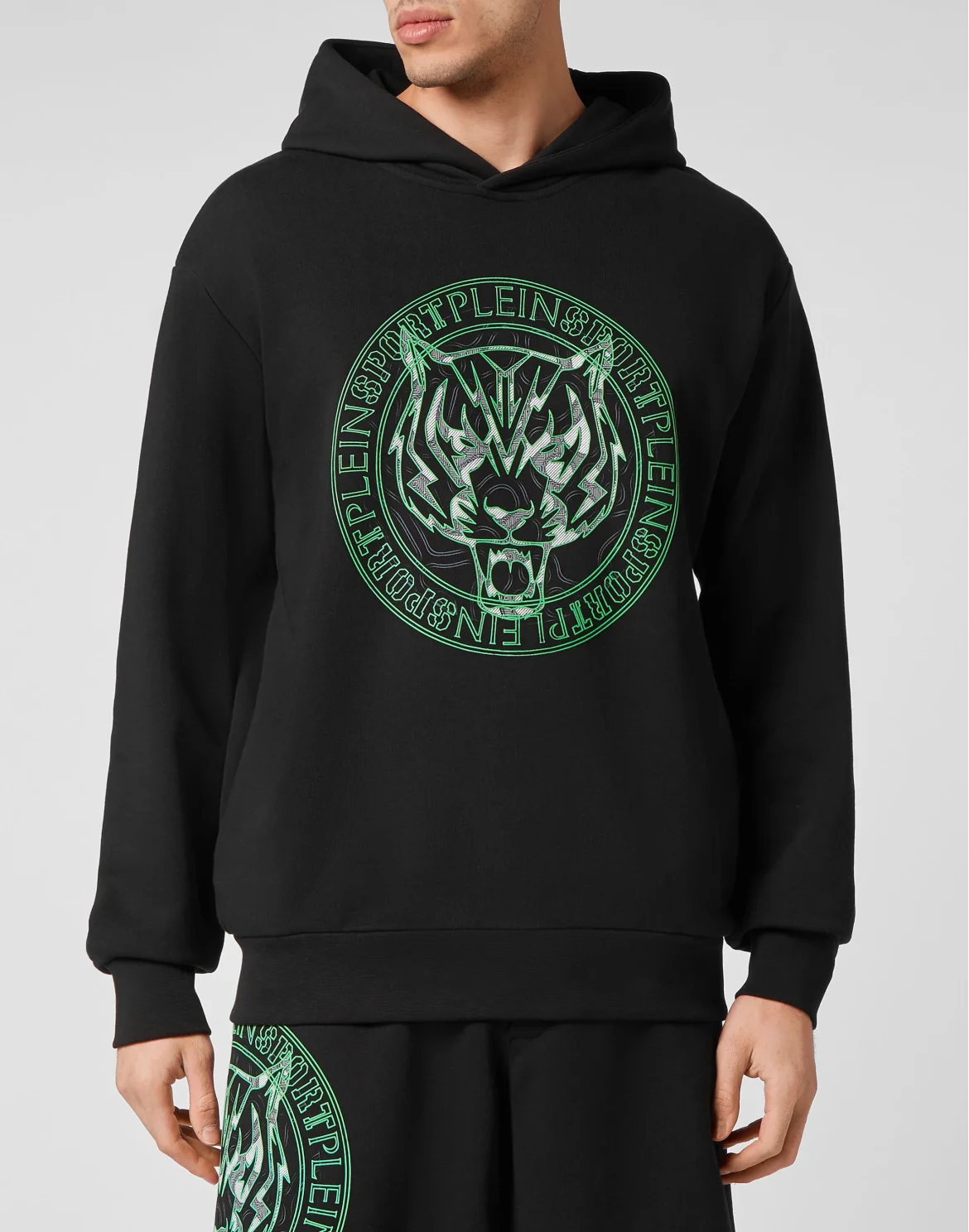 Hoodie Sweatshirt Tiger, цвет: Зеленый