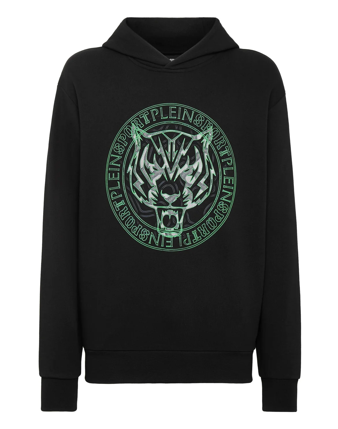 Hoodie Sweatshirt Tiger, цвет: Зеленый
