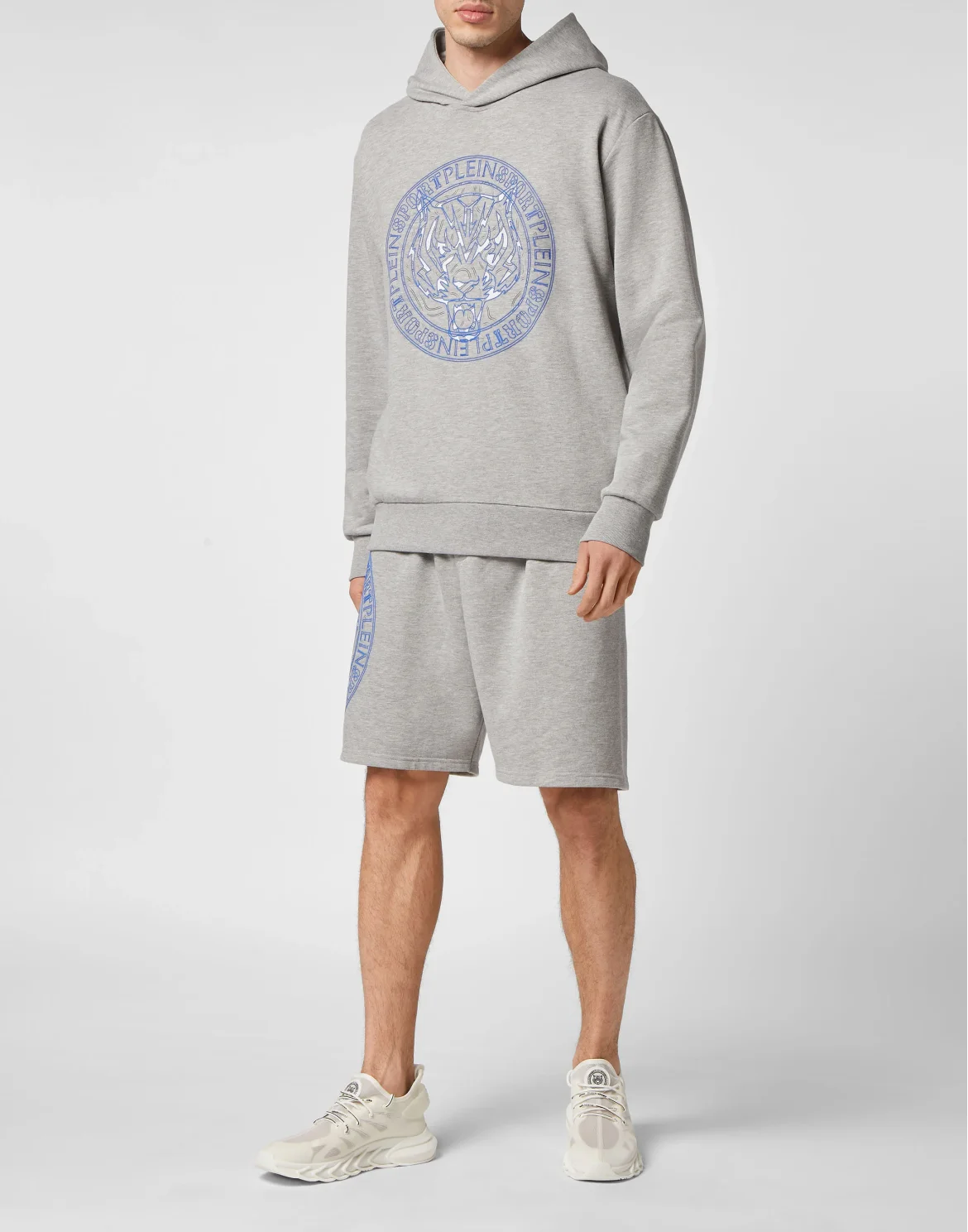 Hoodie Sweatshirt Tiger, цвет: Серый