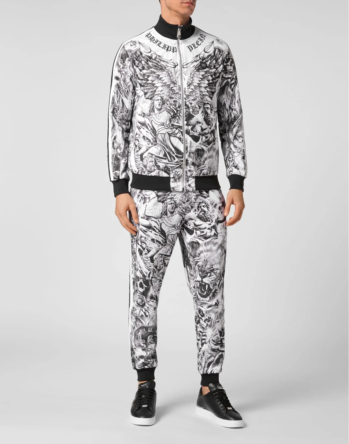 Jogging Tracksuit: Top/Trousers Tattoo, цвет: Белый